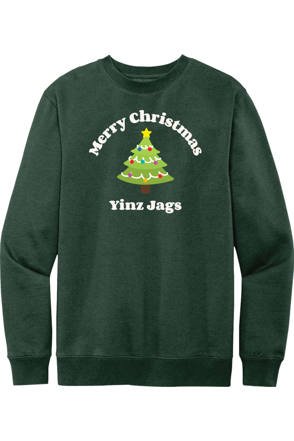 Merry Christmas Yinz Jags - Crewneck Sweatshirt - Yinzylvania