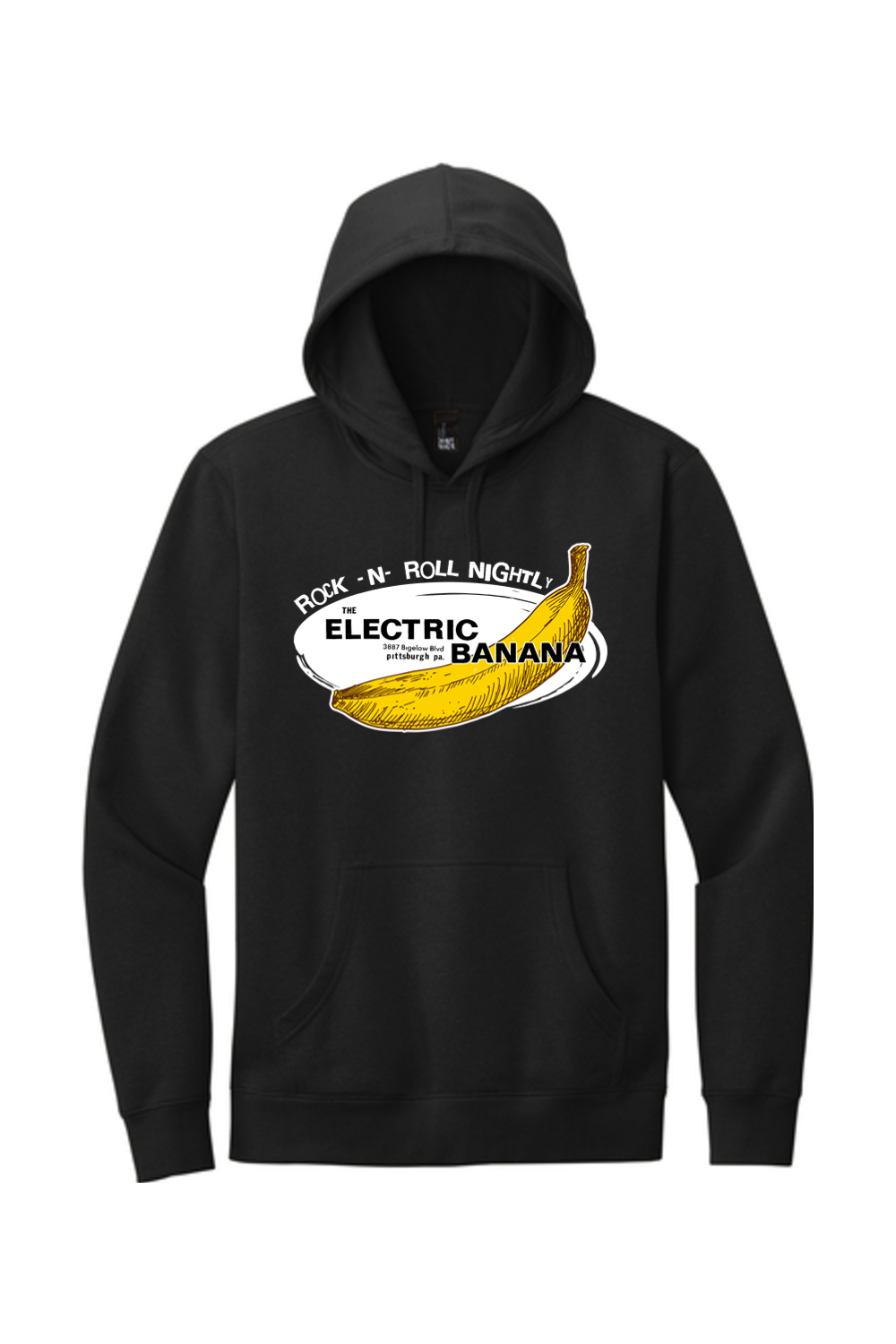 Electric Banana - Fleece Hoodie - Yinzylvania