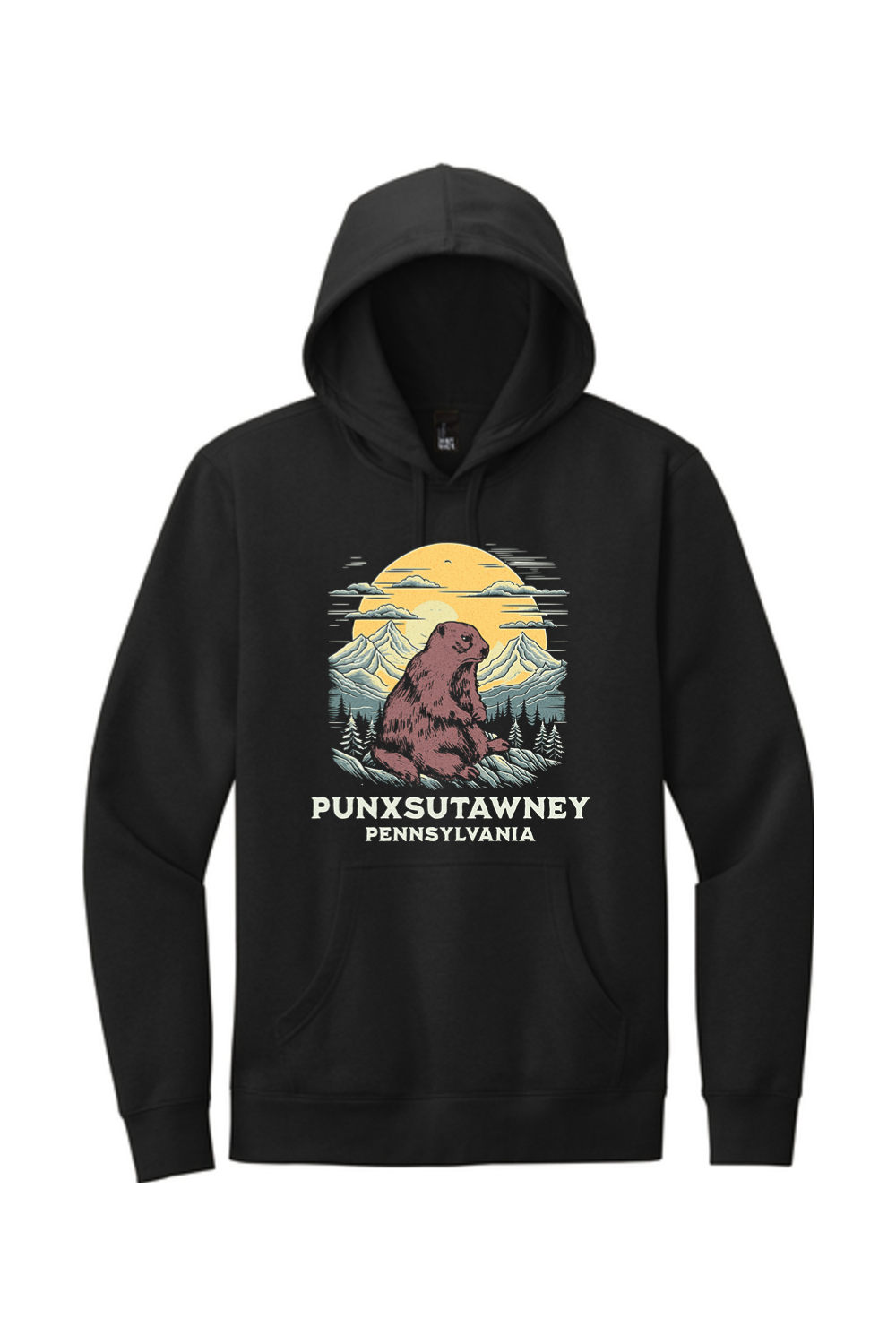 Punxsutawney Pennsylvania - Fleece Hoodie - Yinzylvania