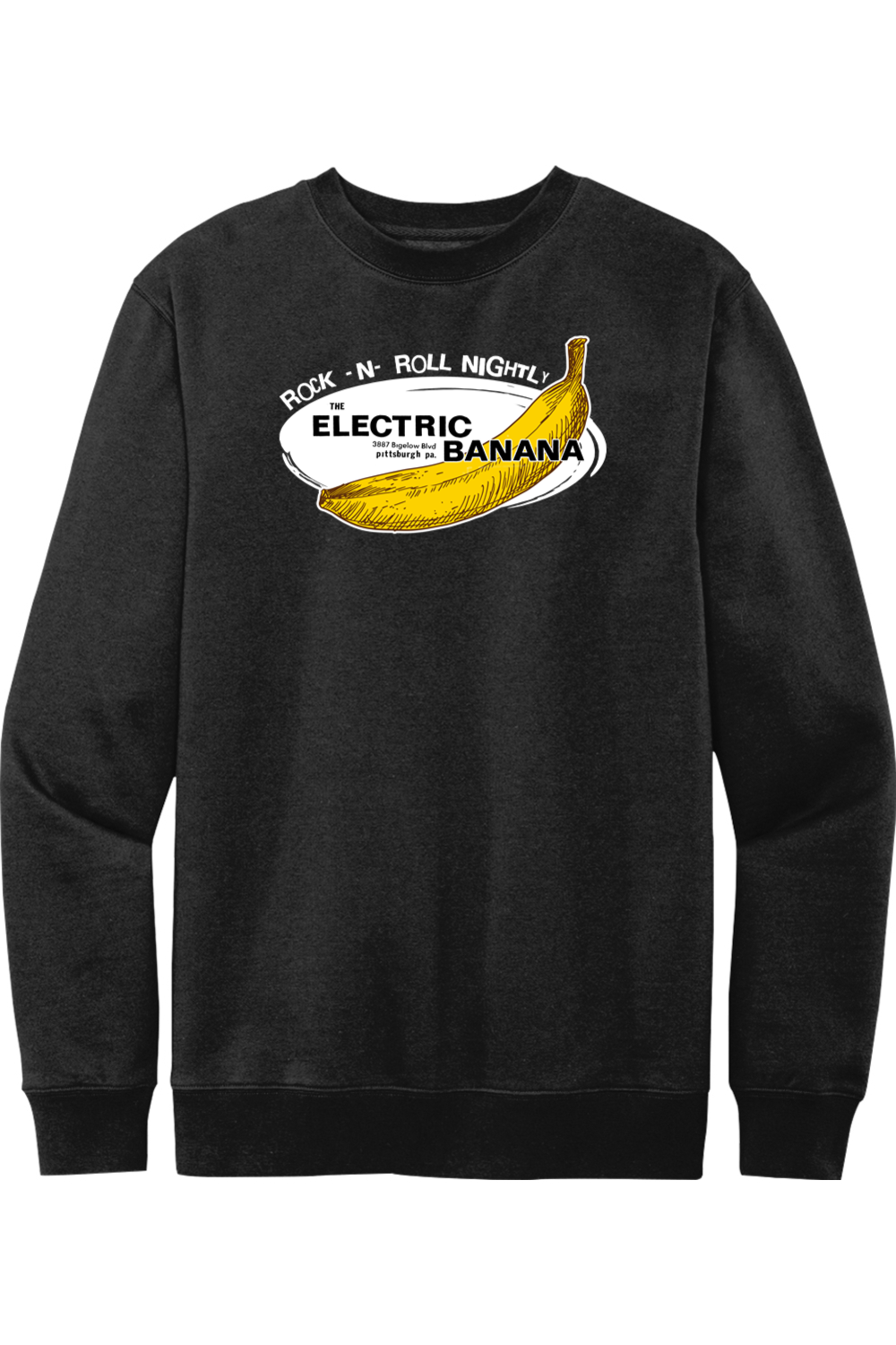 Electric Banana - Crewneck Sweatshirt - Yinzylvania