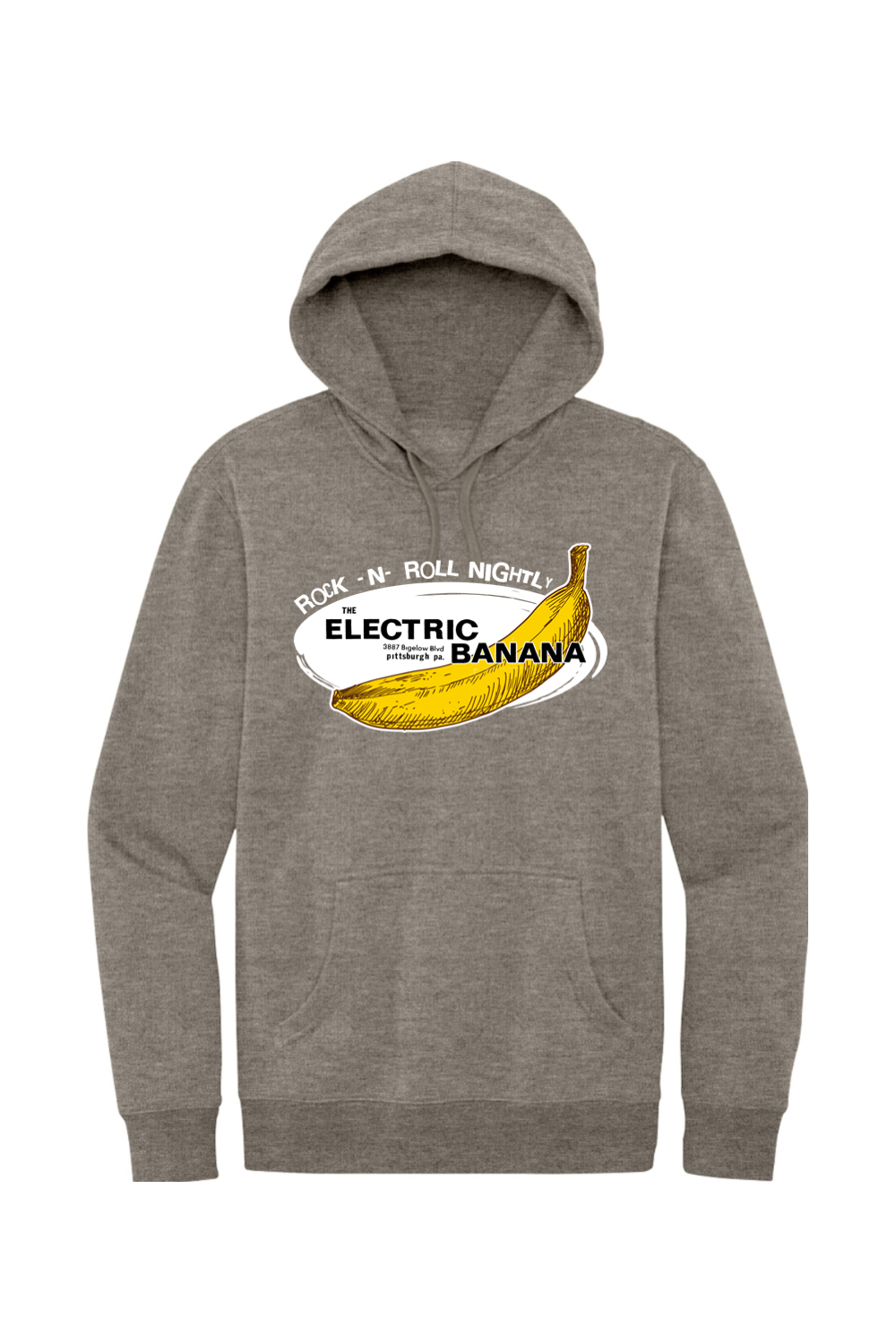 Electric Banana - Fleece Hoodie - Yinzylvania