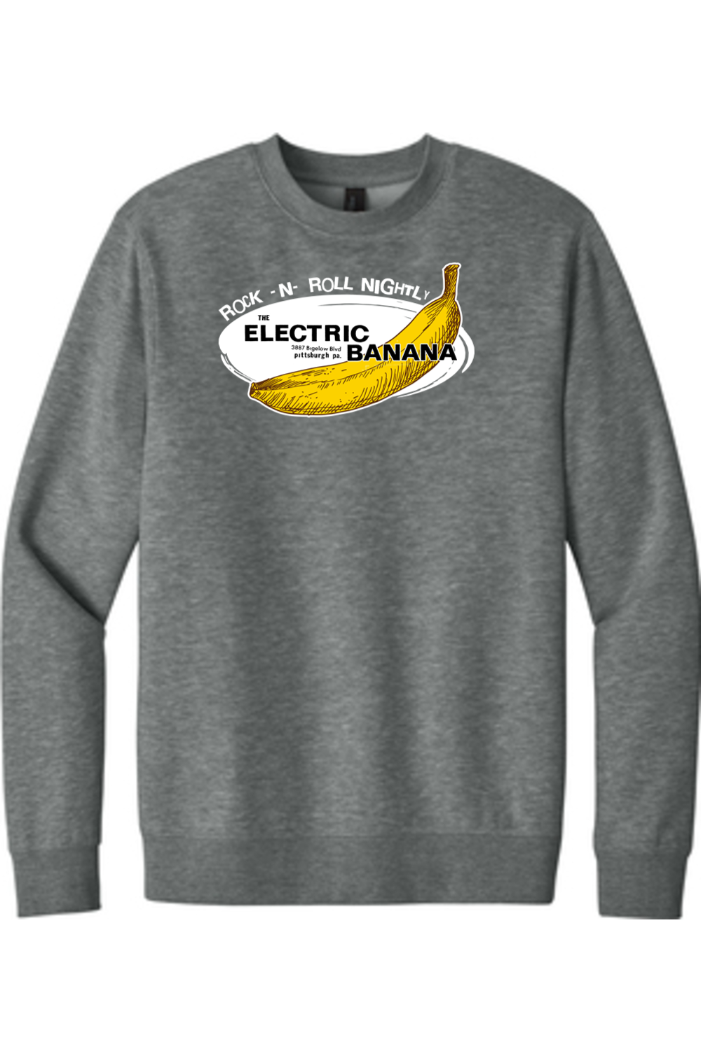 Electric Banana - Crewneck Sweatshirt - Yinzylvania