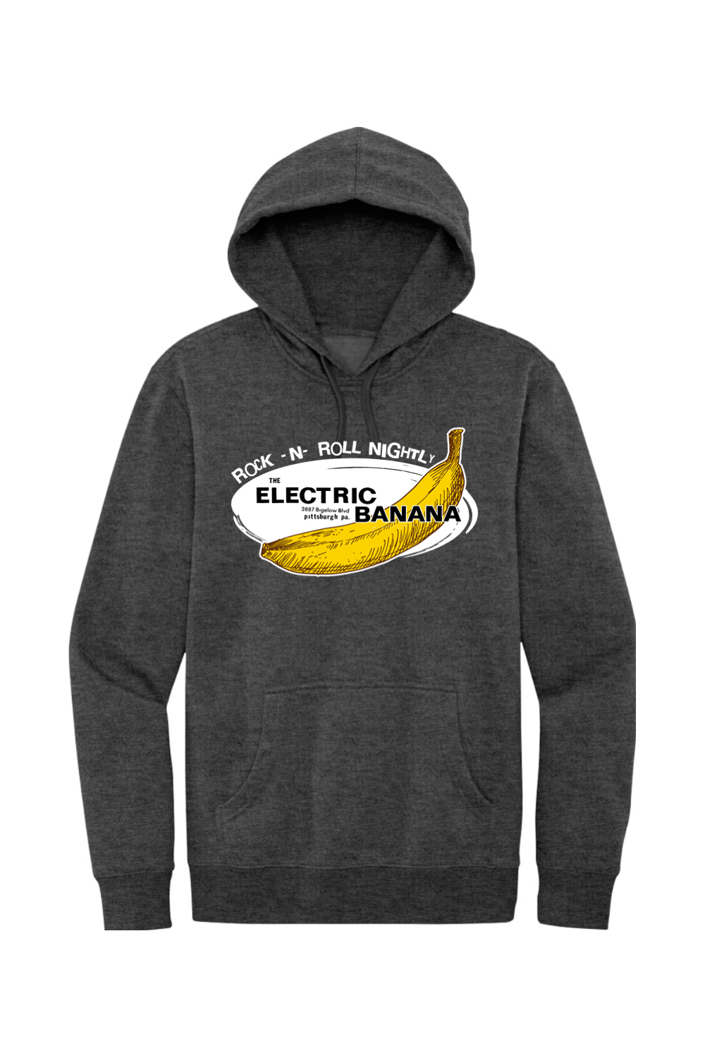 Electric Banana - Fleece Hoodie - Yinzylvania