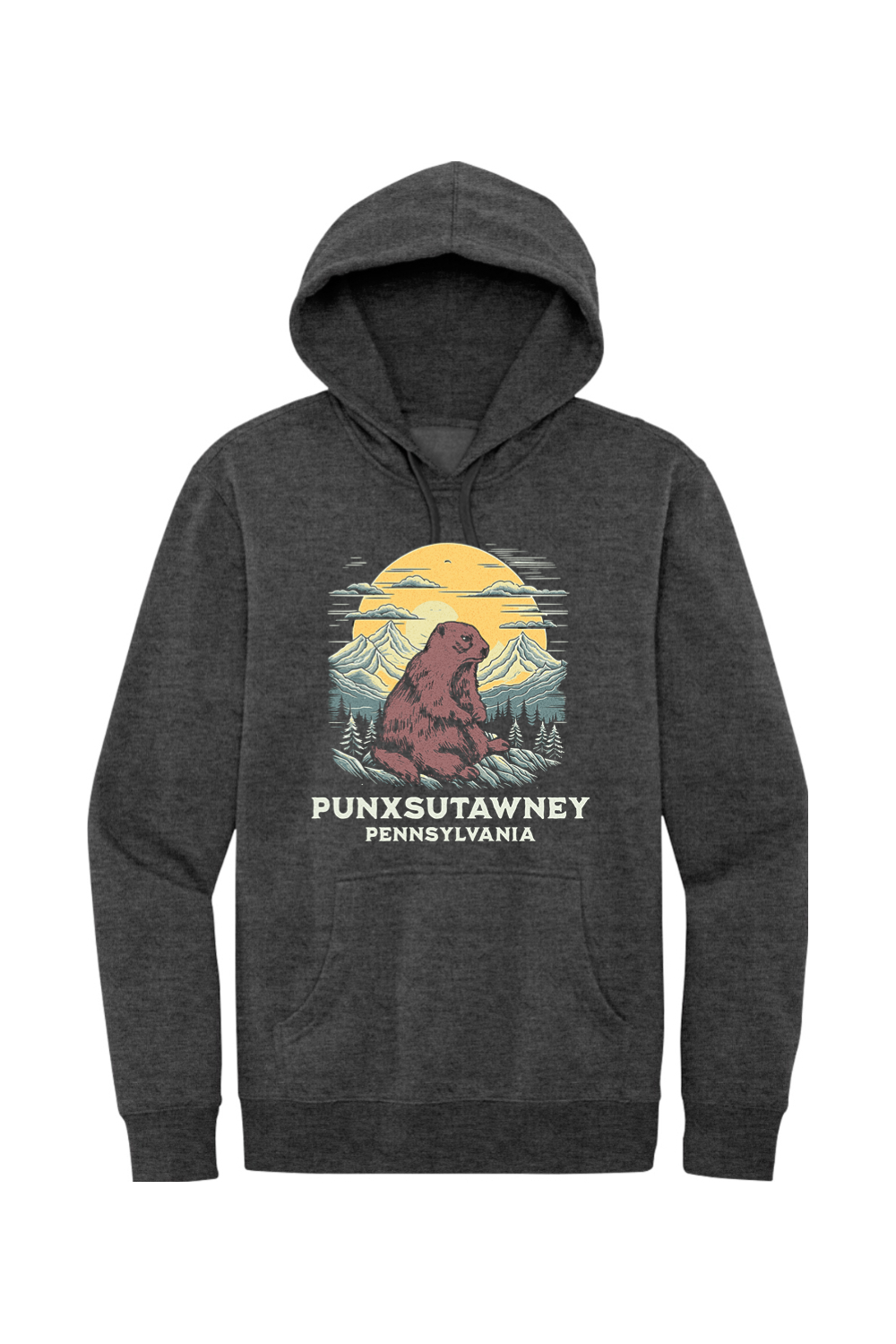 Punxsutawney Pennsylvania - Fleece Hoodie - Yinzylvania