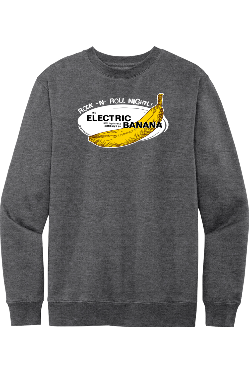 Electric Banana - Crewneck Sweatshirt - Yinzylvania