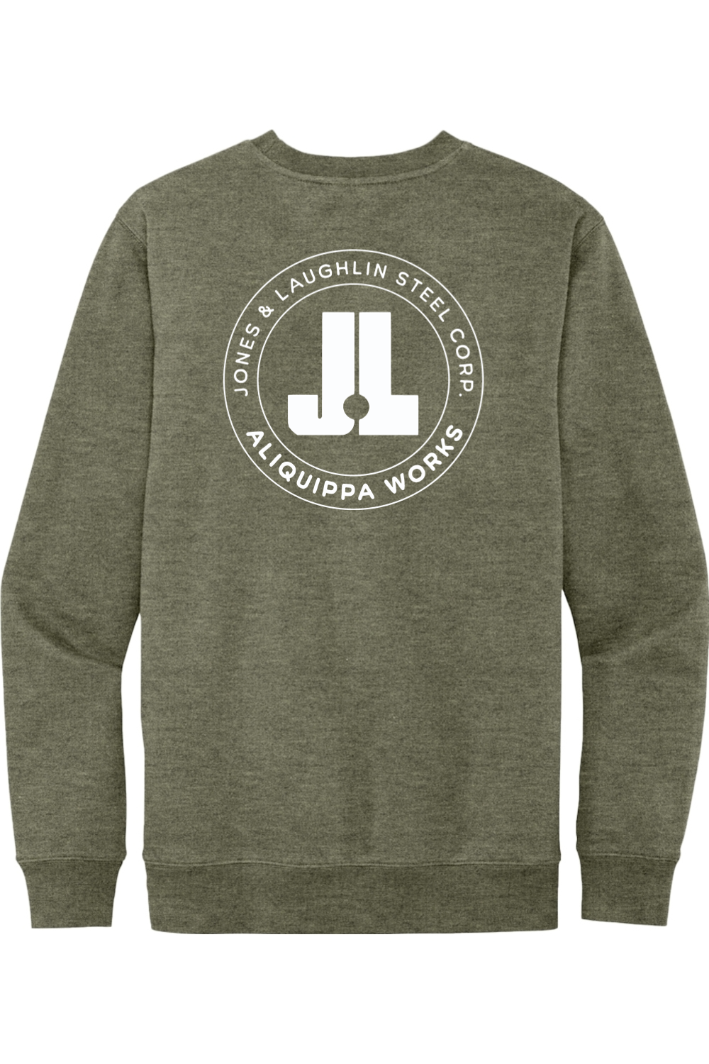 J&L Steel - Aliquippa Works - Front/Back - Crewneck Sweatshirt - Yinzylvania
