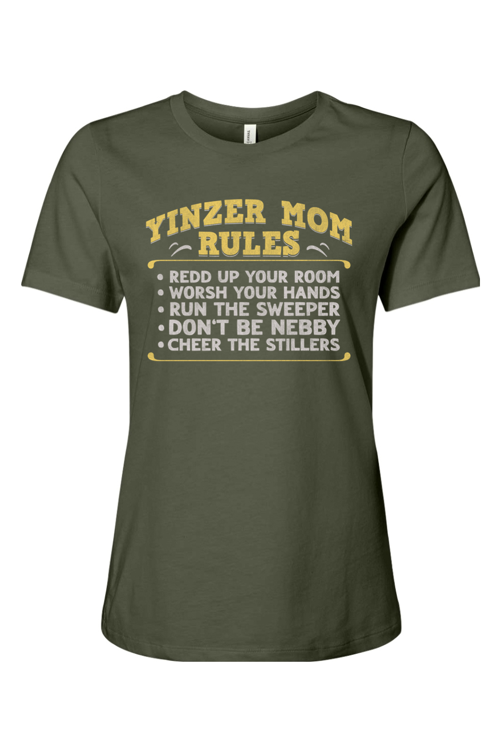 Yinzer Mom Rules - Ladies Tee - Yinzylvania