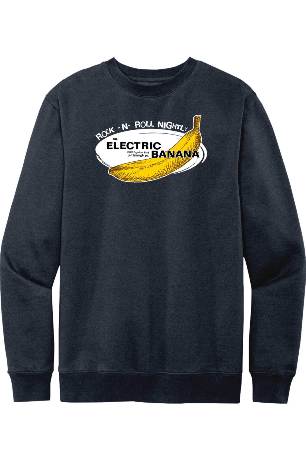 Electric Banana - Crewneck Sweatshirt - Yinzylvania
