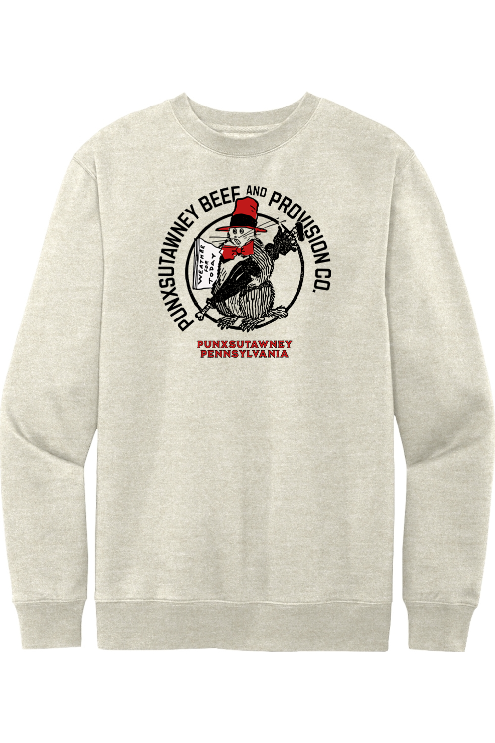 Punxsutawney Beef & Provision Co. - Fleece Crewneck Sweatshirt - Yinzylvania