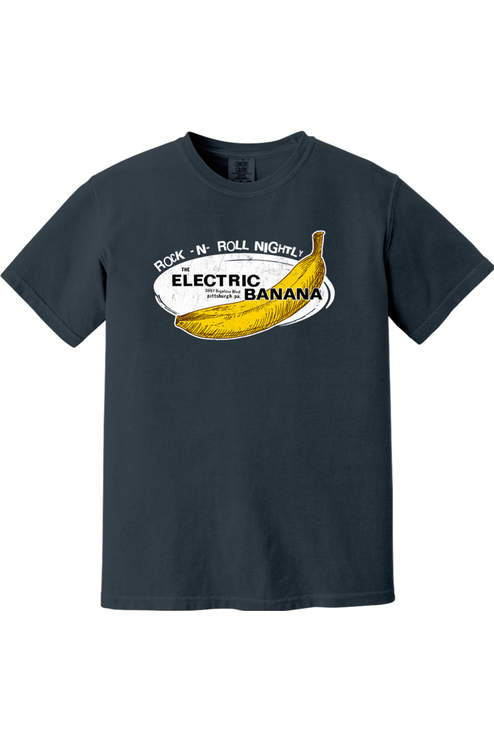 Electric Banana - Pittsburgh, PA - Comfort Colors Tee - Yinzylvania