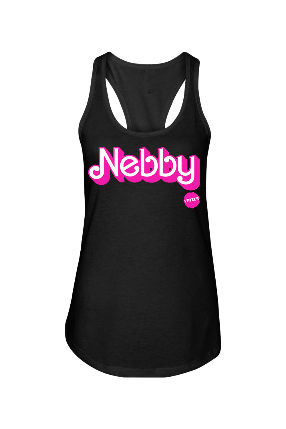 Malibu Nebby - Ladies Racerback Tank - Yinzylvania