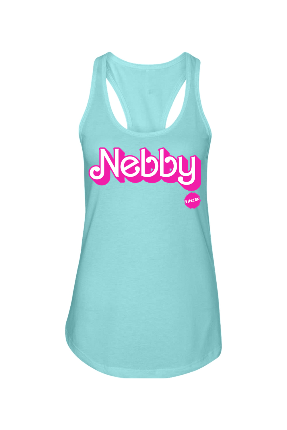 Malibu Nebby -  Ladies Racerback Tank - Yinzylvania