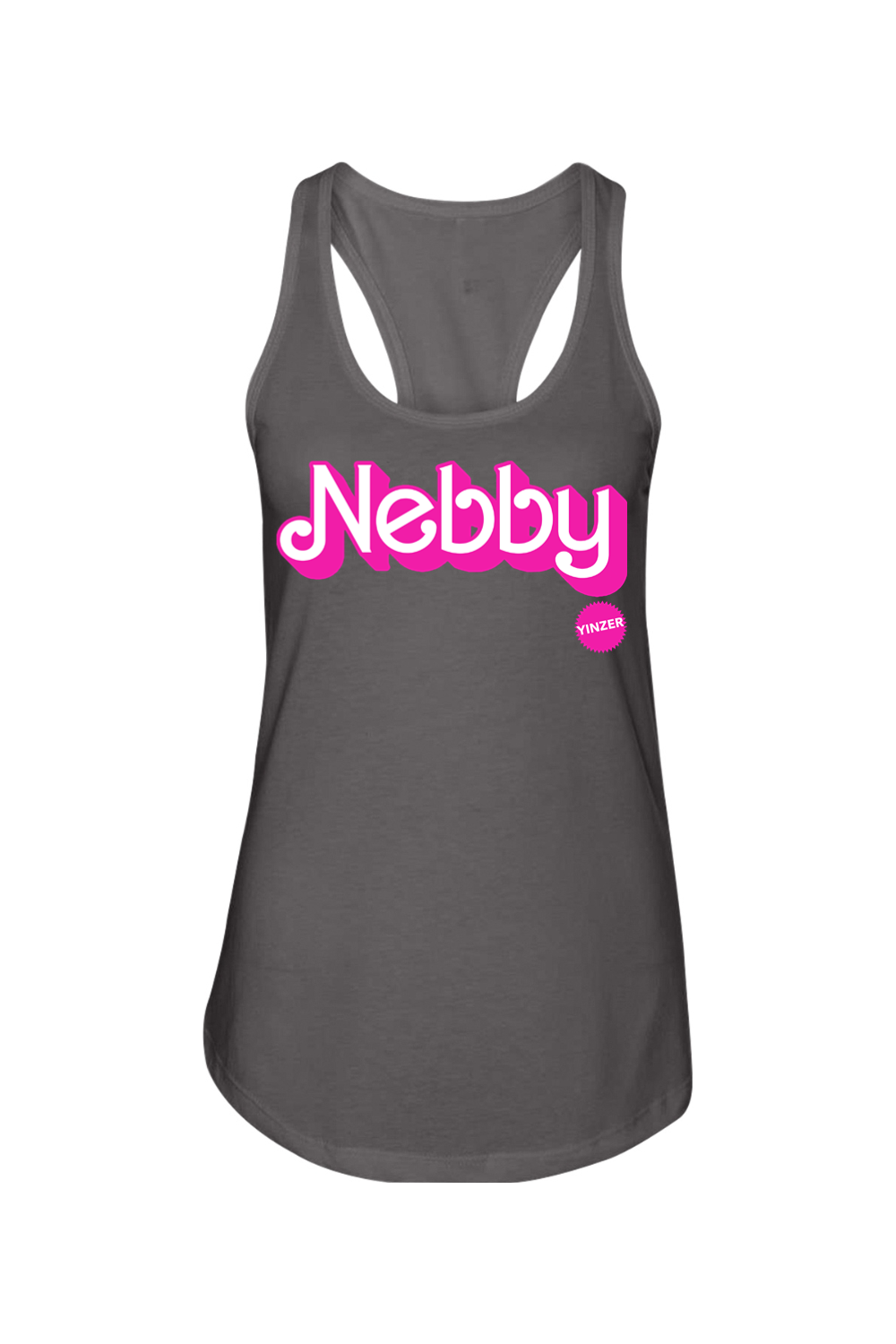 Malibu Nebby - Ladies Racerback Tank - Yinzylvania