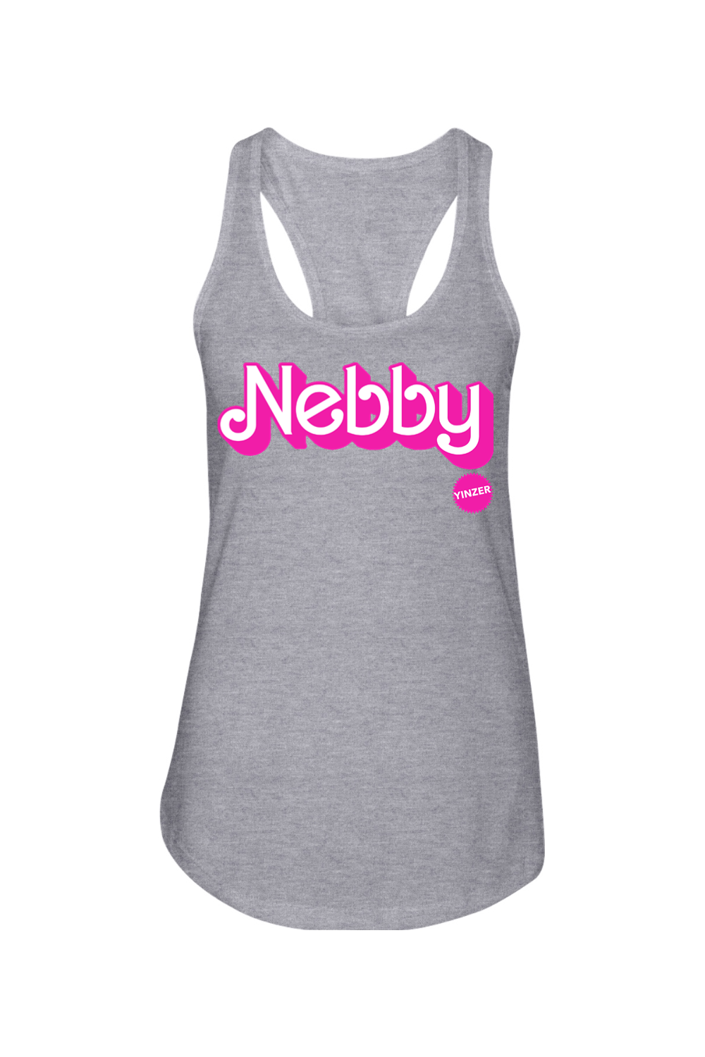 Malibu Nebby - Ladies Racerback Tank - Yinzylvania