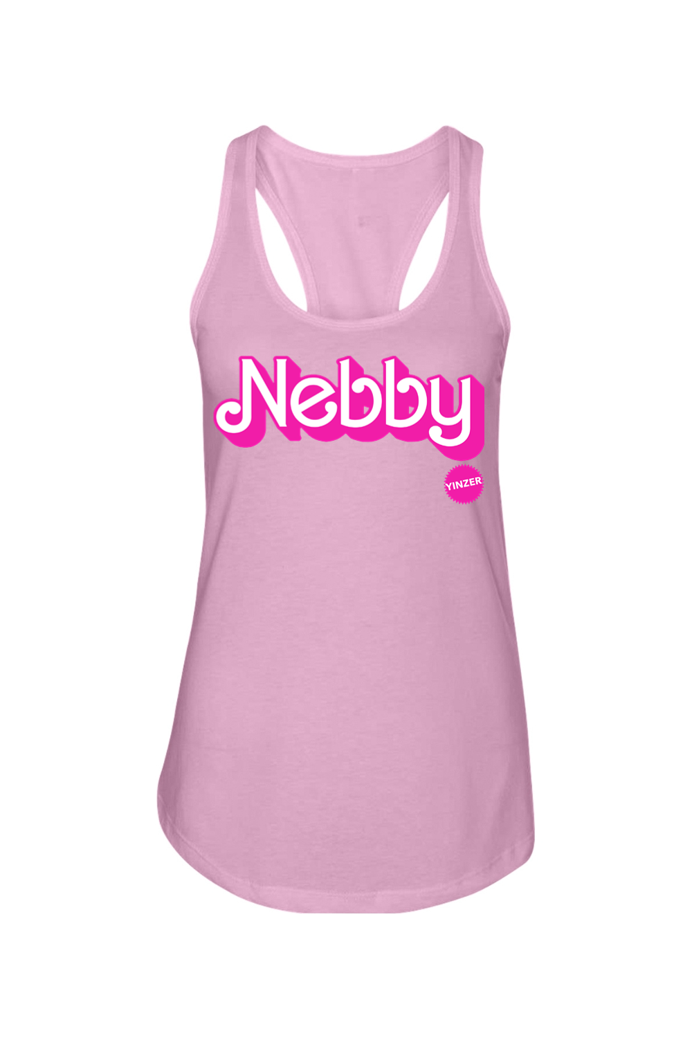 Malibu Nebby - Ladies Racerback Tank - Yinzylvania