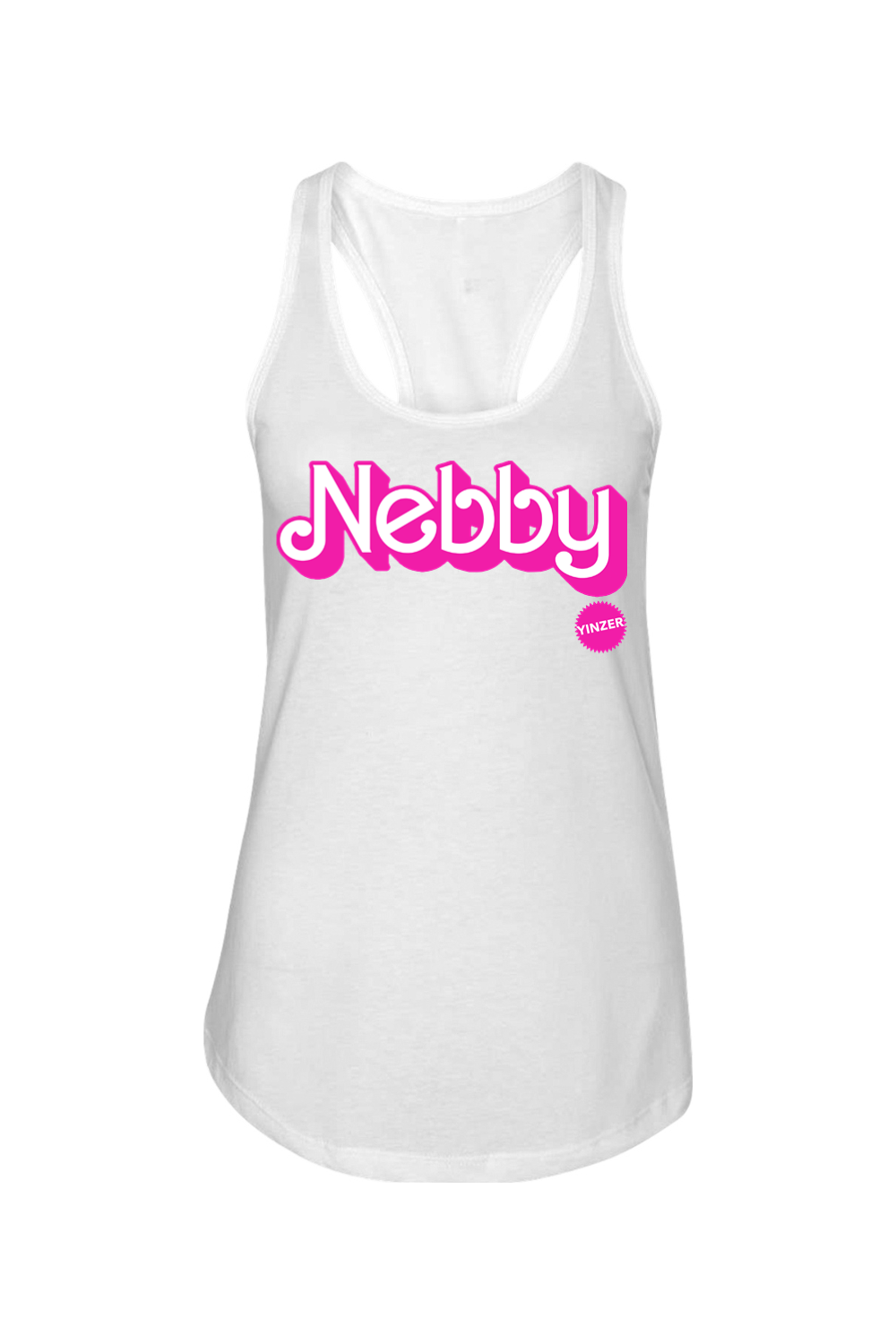 Malibu Nebby -  Ladies Racerback Tank - Yinzylvania