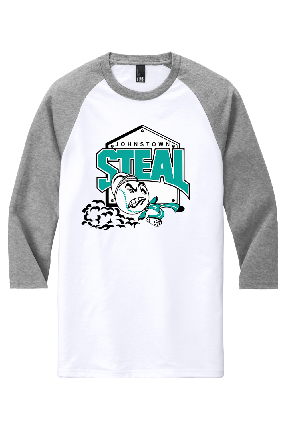 Johnstown Steal Baseball - Raglan Tee - Yinzylvania