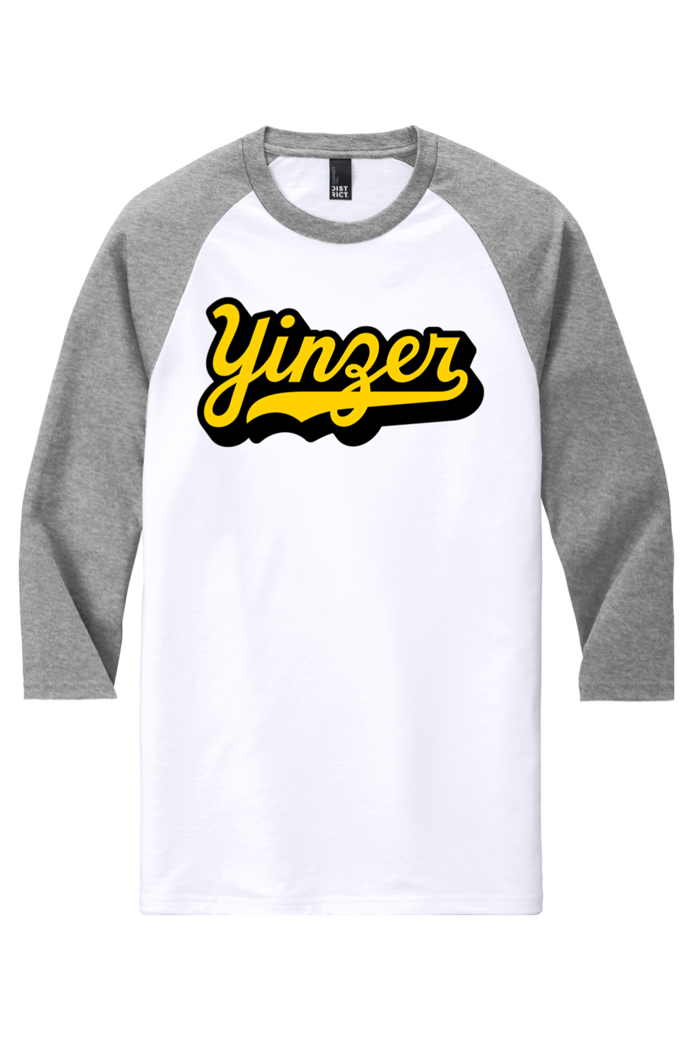 Yinzer Signature - Tri Blend 3/4-Sleeve Raglan - Yinzylvania