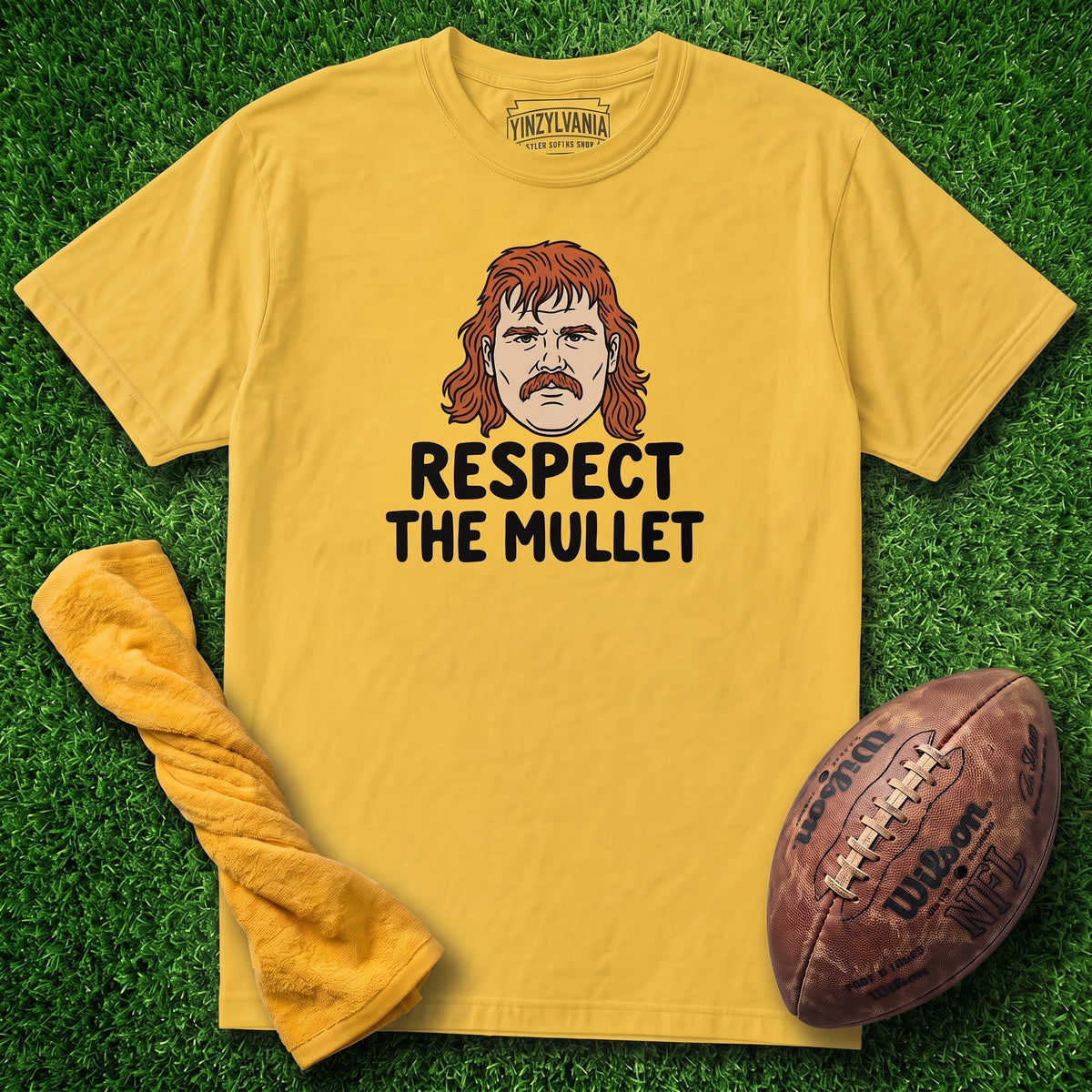Respect the Mullet - Dunker | T-Shirt - Yinzylvania