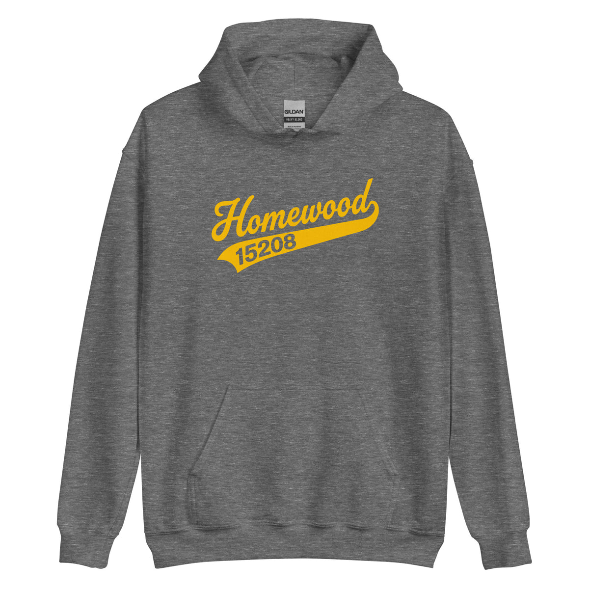 Homewood 15208 hoodie - Graphite Heather - front
