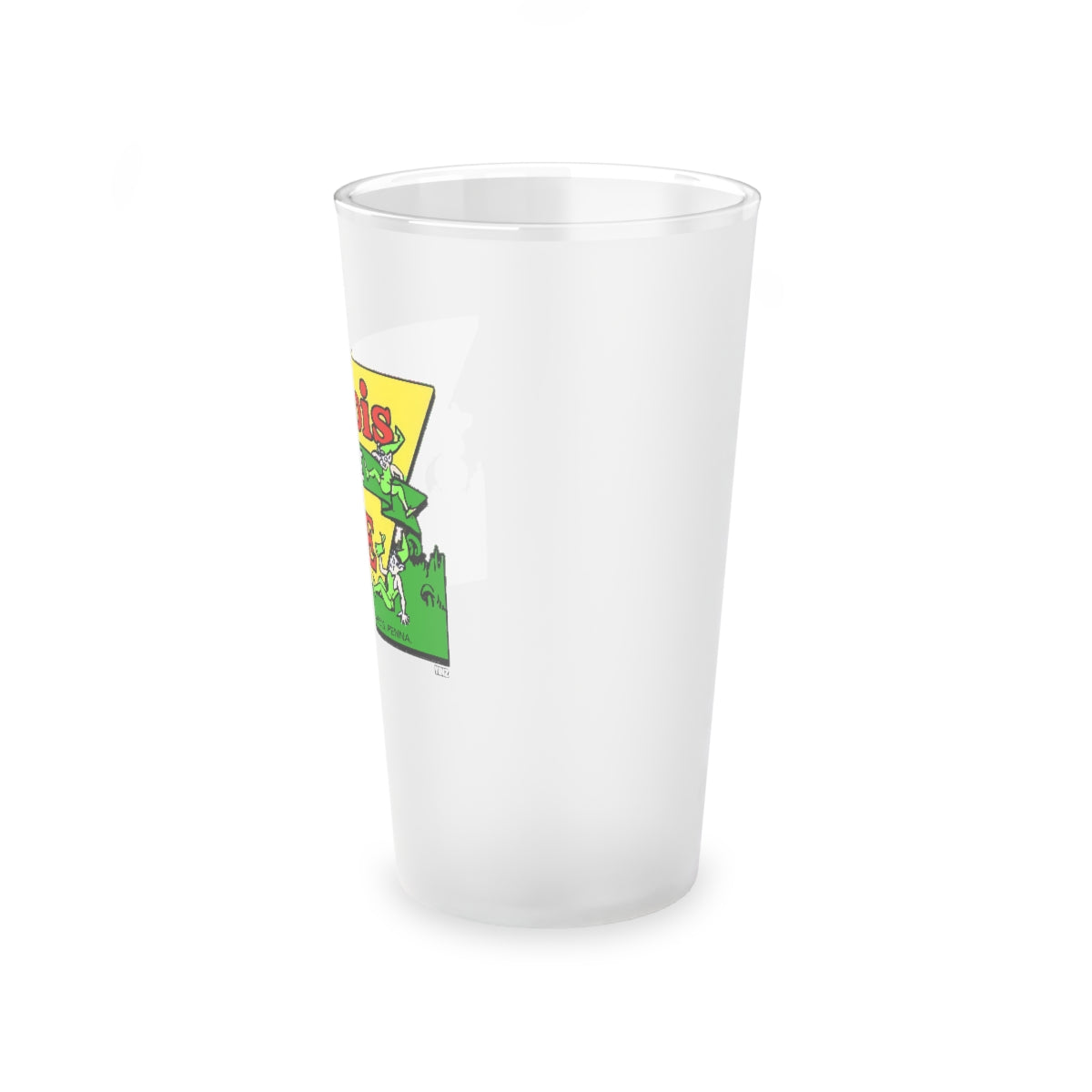 DuBOIS PIXIE PALE ALE - DuBois, PA - Frosted Pint Glass, 16oz - Yinzylvania