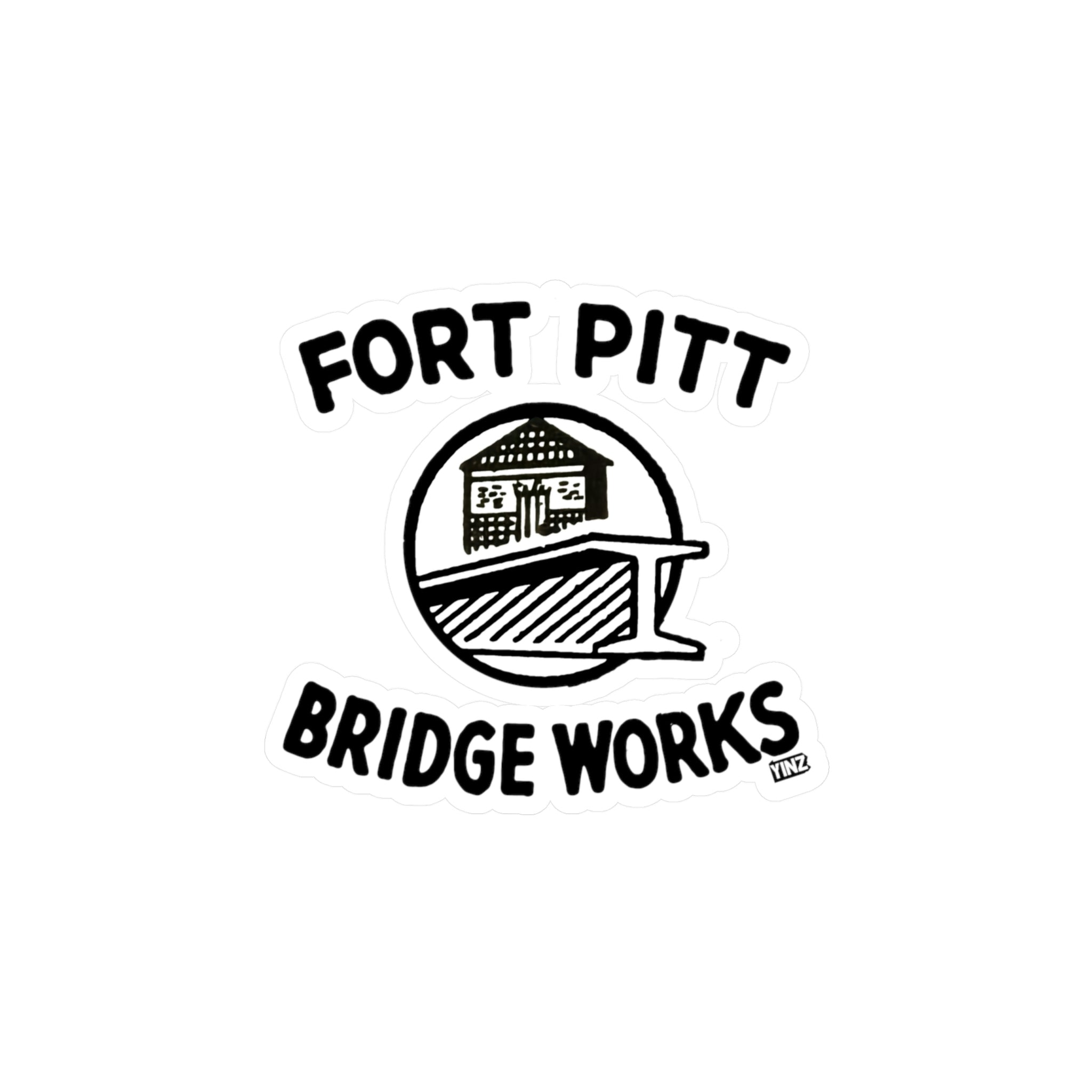 Fort Pitt Bridge Works - Kiss-Cut Vinyl Decals - Yinzylvania
