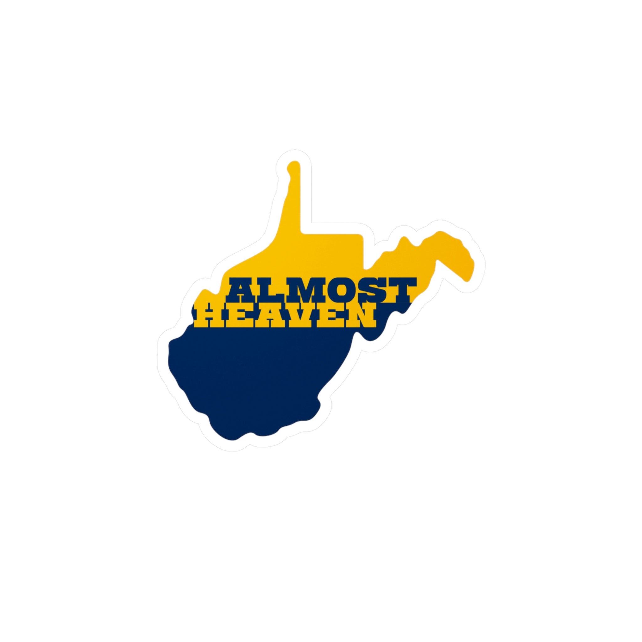 Almost Heaven - West Virginia - Kiss-Cut Vinyl Decals - Yinzylvania