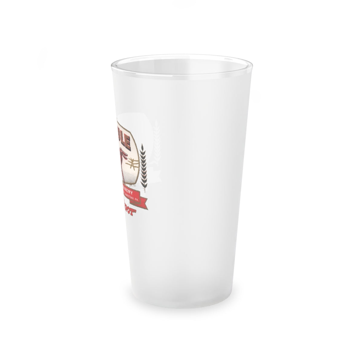 OLD MULE ALE - Homestead, PA - Frosted Pint Glass, 16oz - Yinzylvania