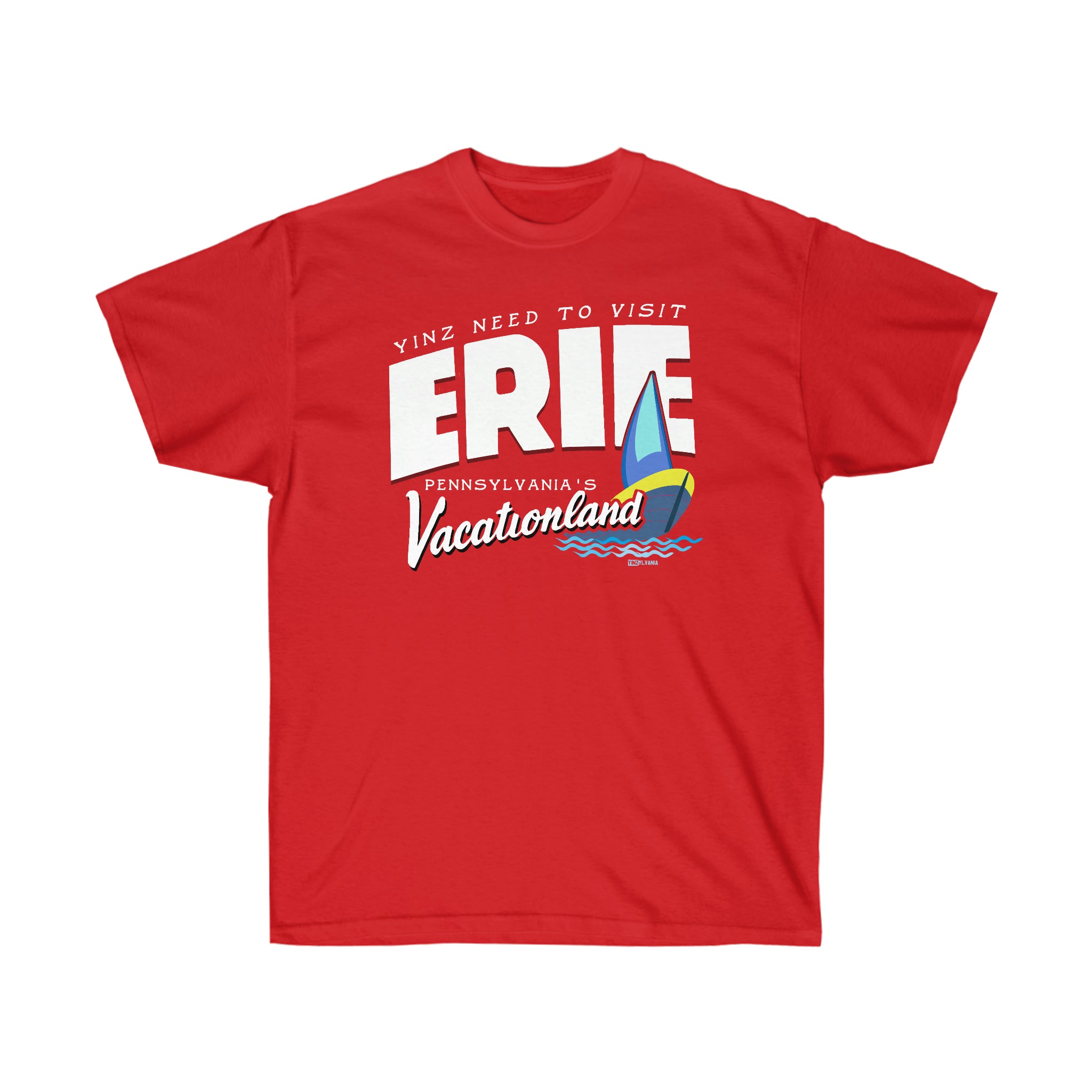 ERIE VACATIONLAND - Gildan 2000 Cotton Tee - Yinzylvania