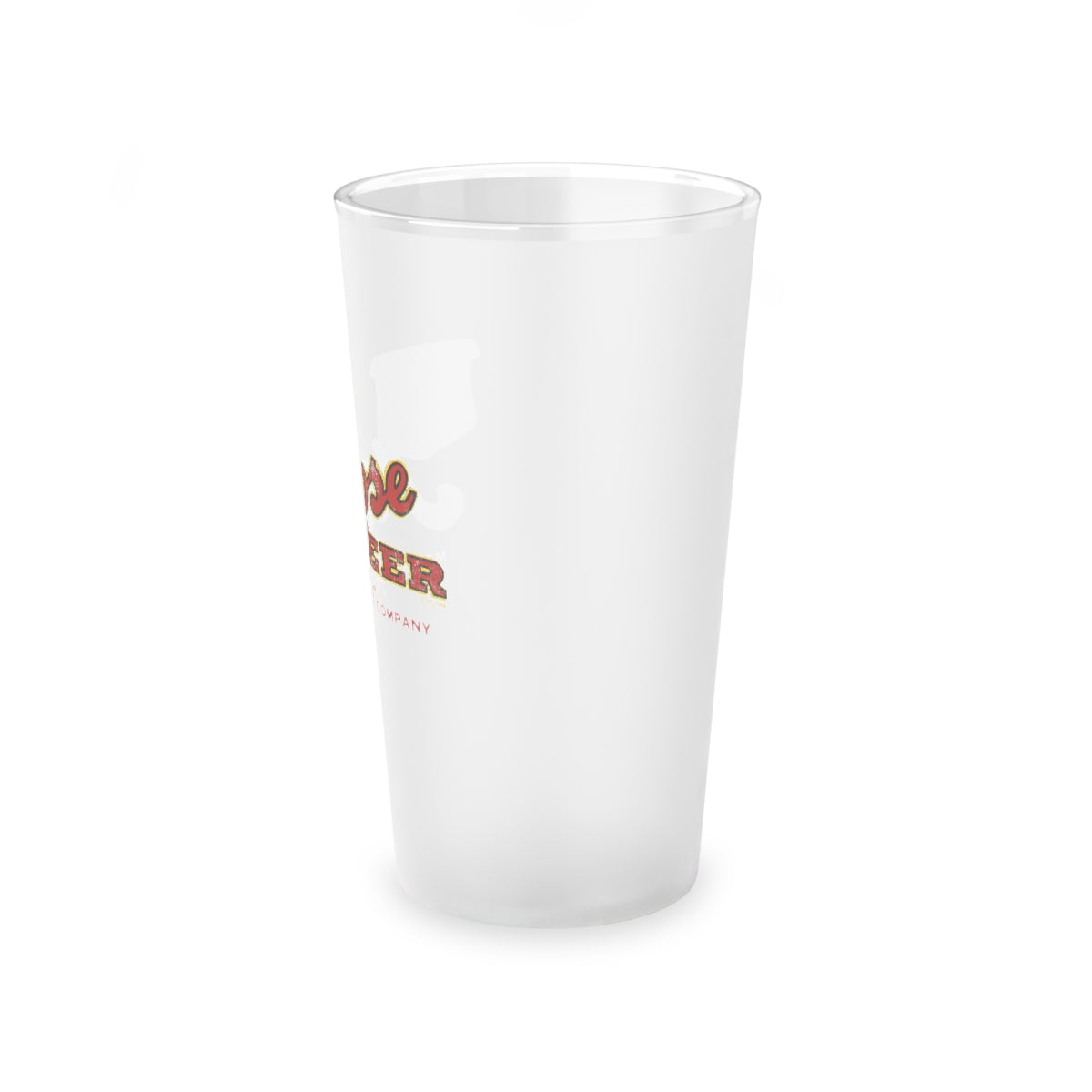 MOOSE BEER - ROSCOE - Frosted Pint Glass, 16oz - Yinzylvania