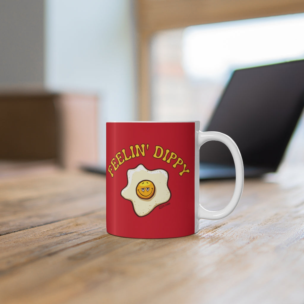 FEELIN' DIPPY - Ceramic Mug 11oz - Yinzylvania