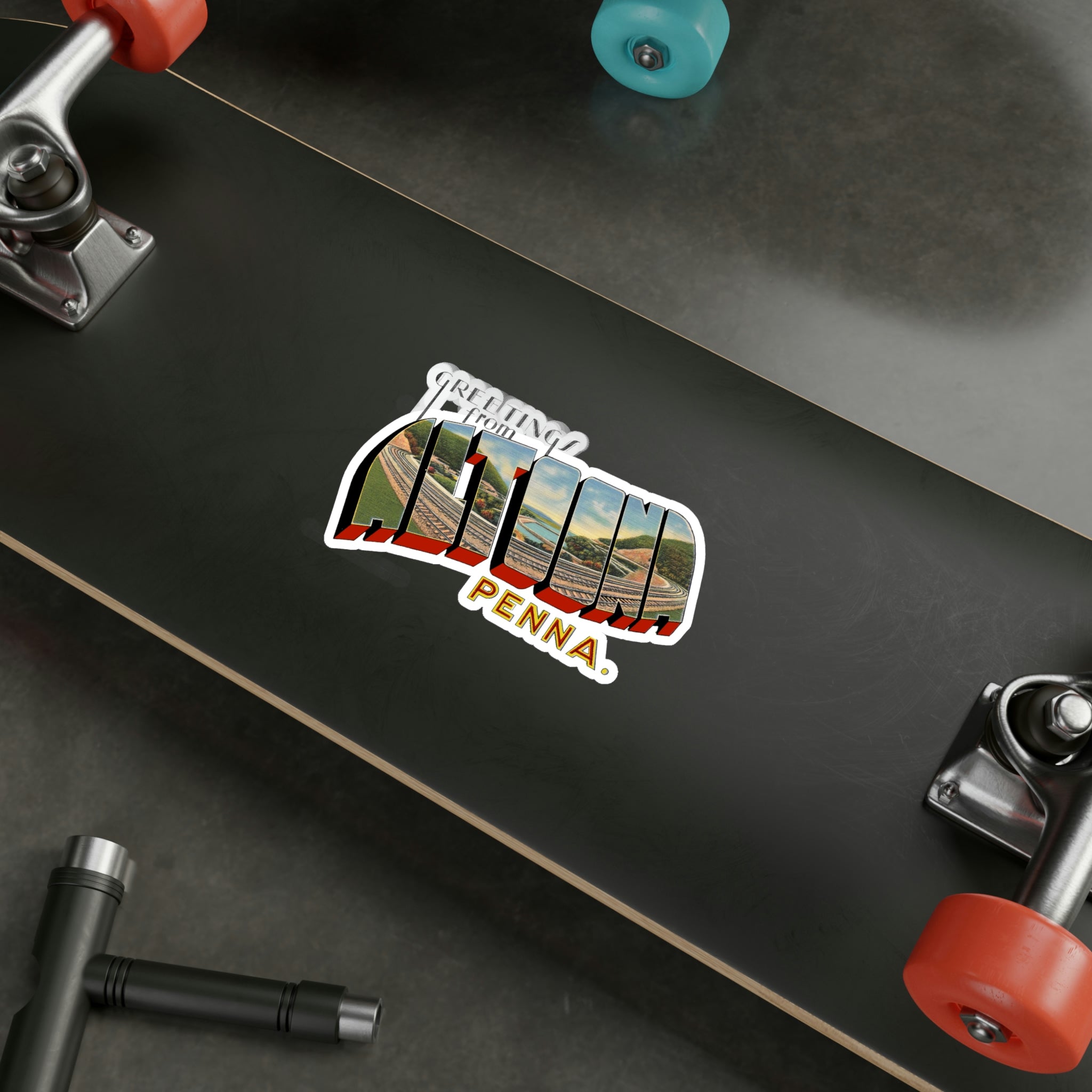 Greetings from Altoona - Kiss-Cut Vinyl Decals - Yinzylvania