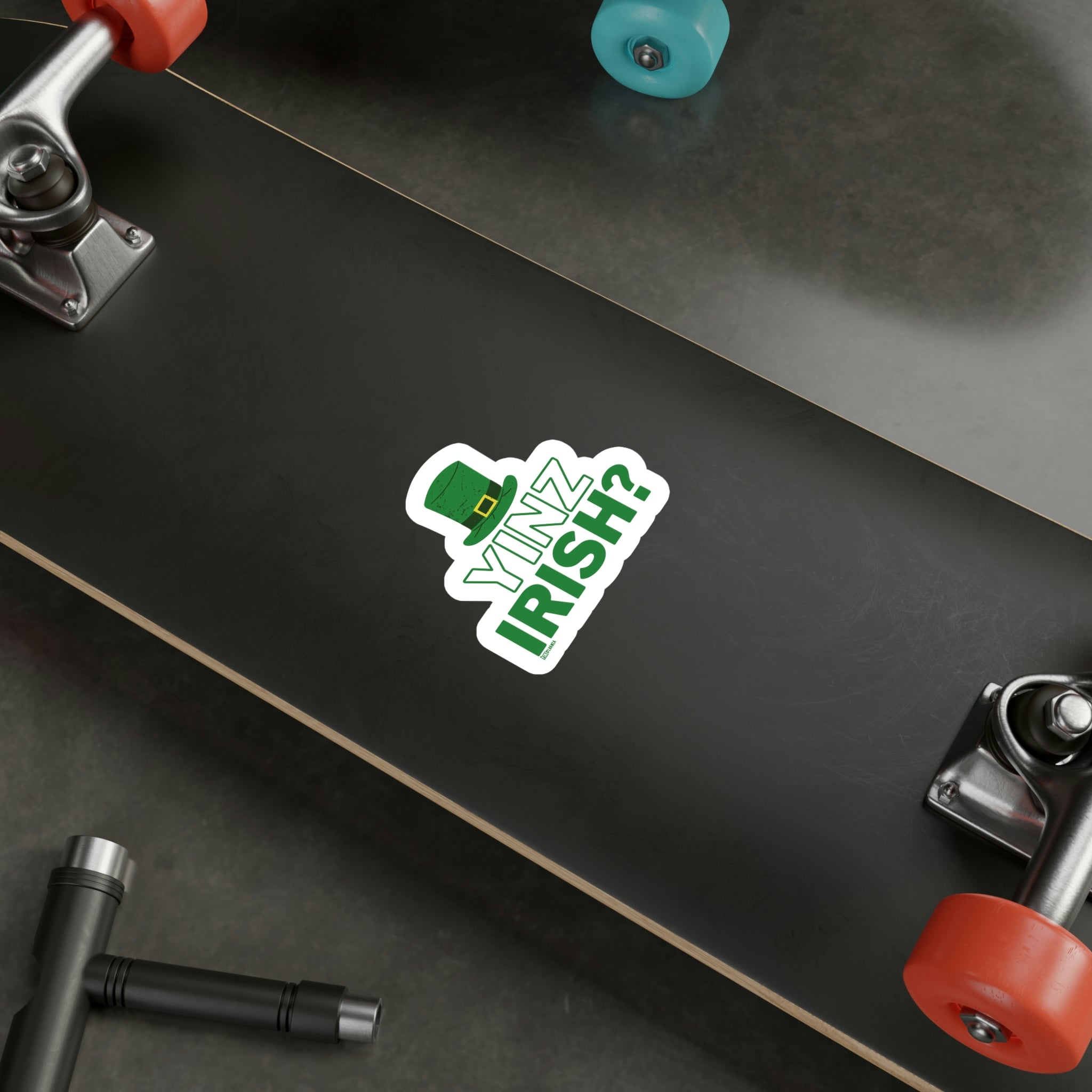 Yinz Irish? - Kiss-Cut Vinyl Decals - Yinzylvania