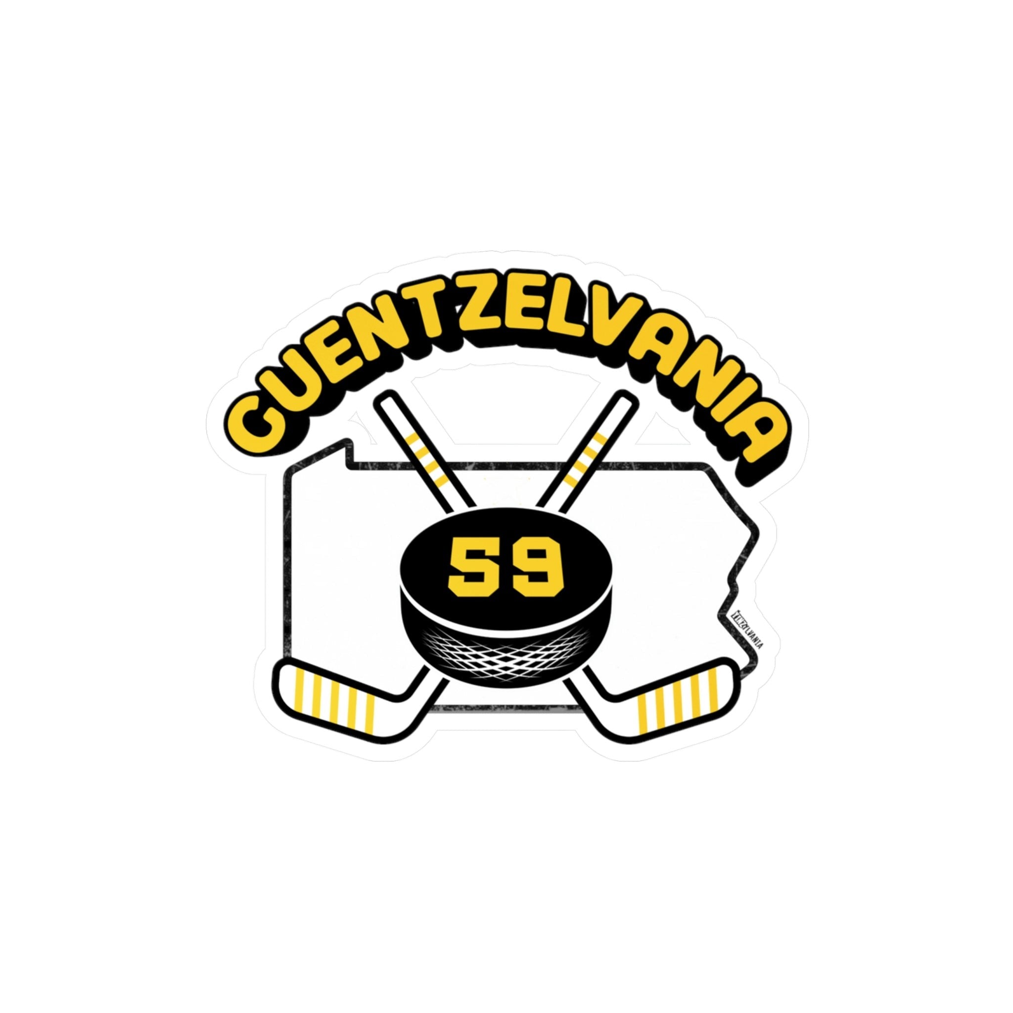Guentzelvania - Kiss-Cut Vinyl Decals - Yinzylvania