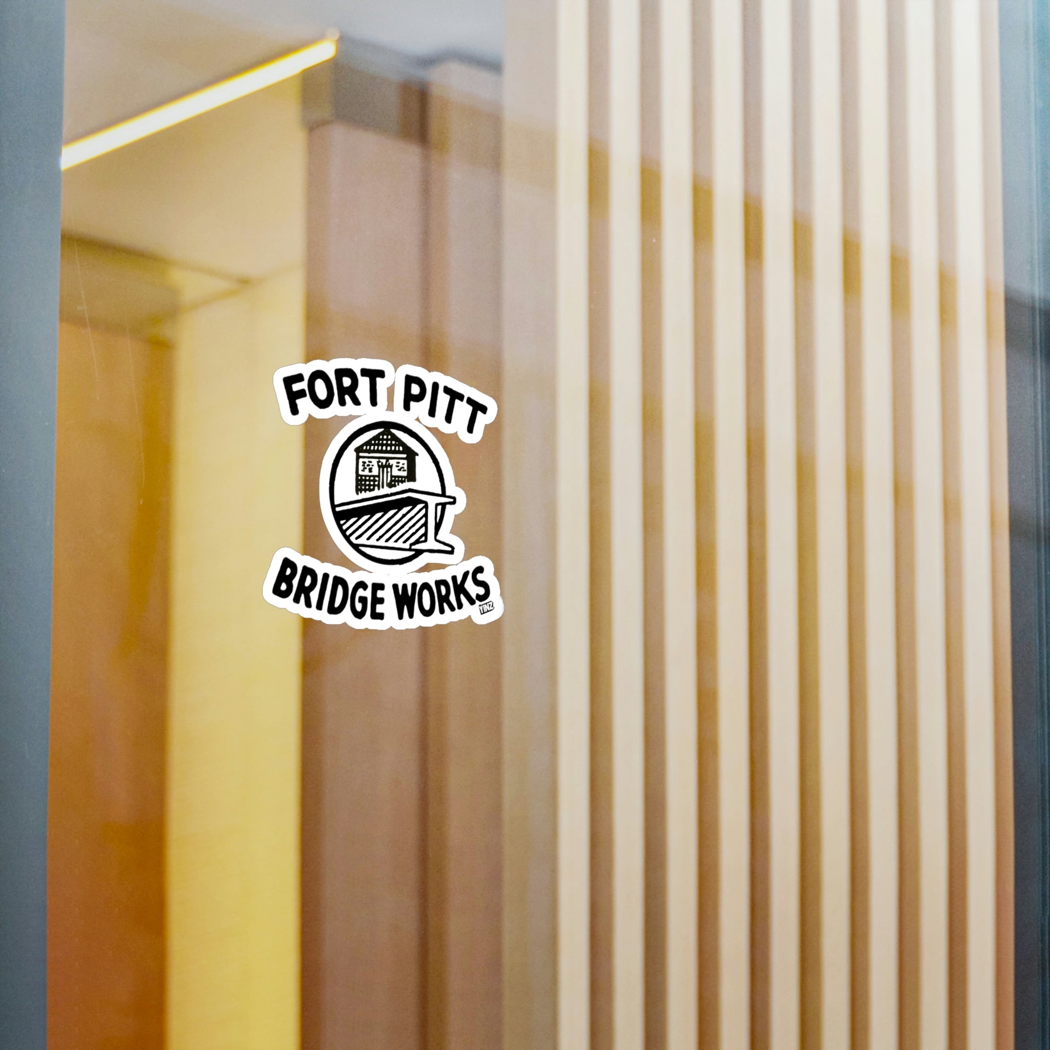 Fort Pitt Bridge Works - Kiss-Cut Vinyl Decals - Yinzylvania