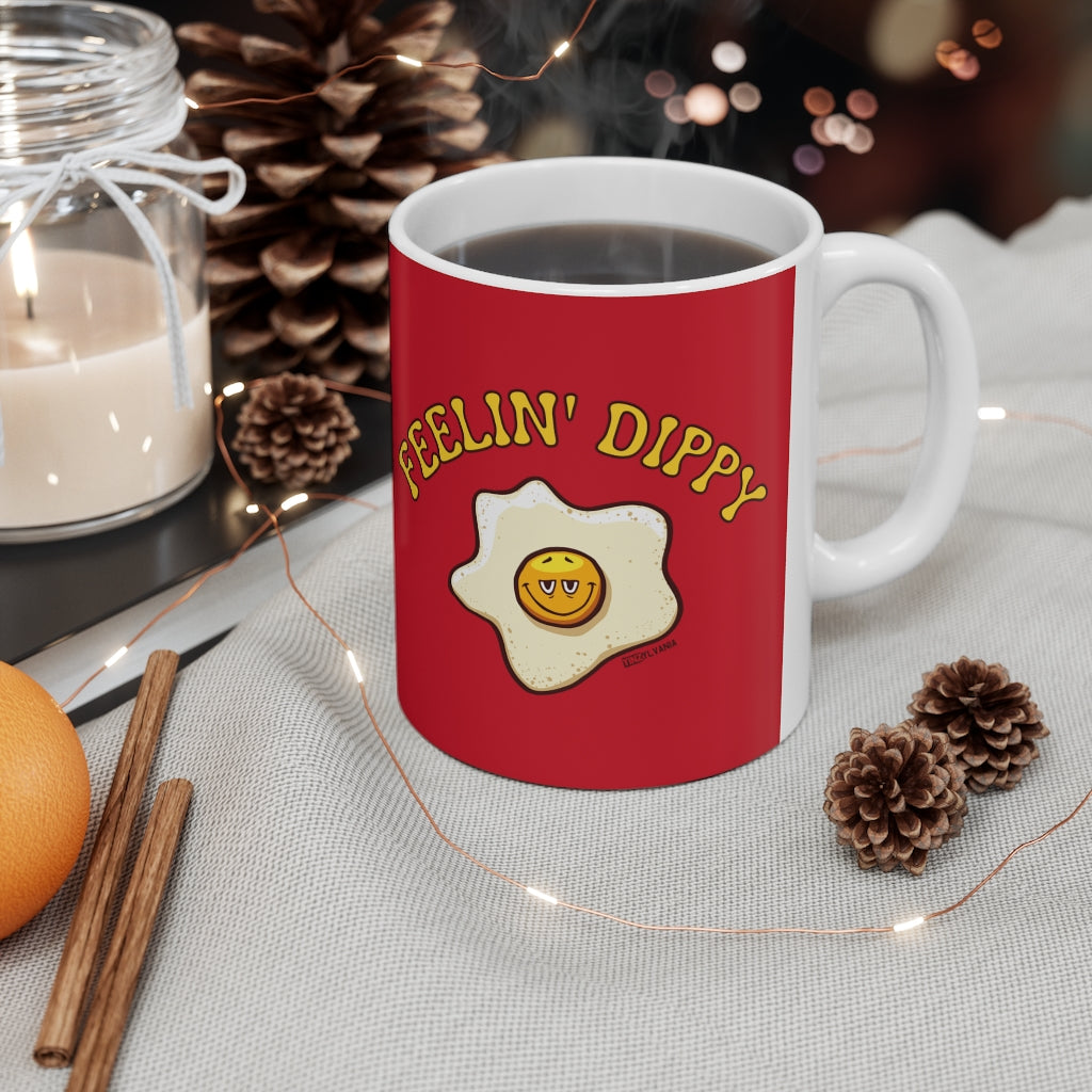 FEELIN' DIPPY - Ceramic Mug 11oz - Yinzylvania