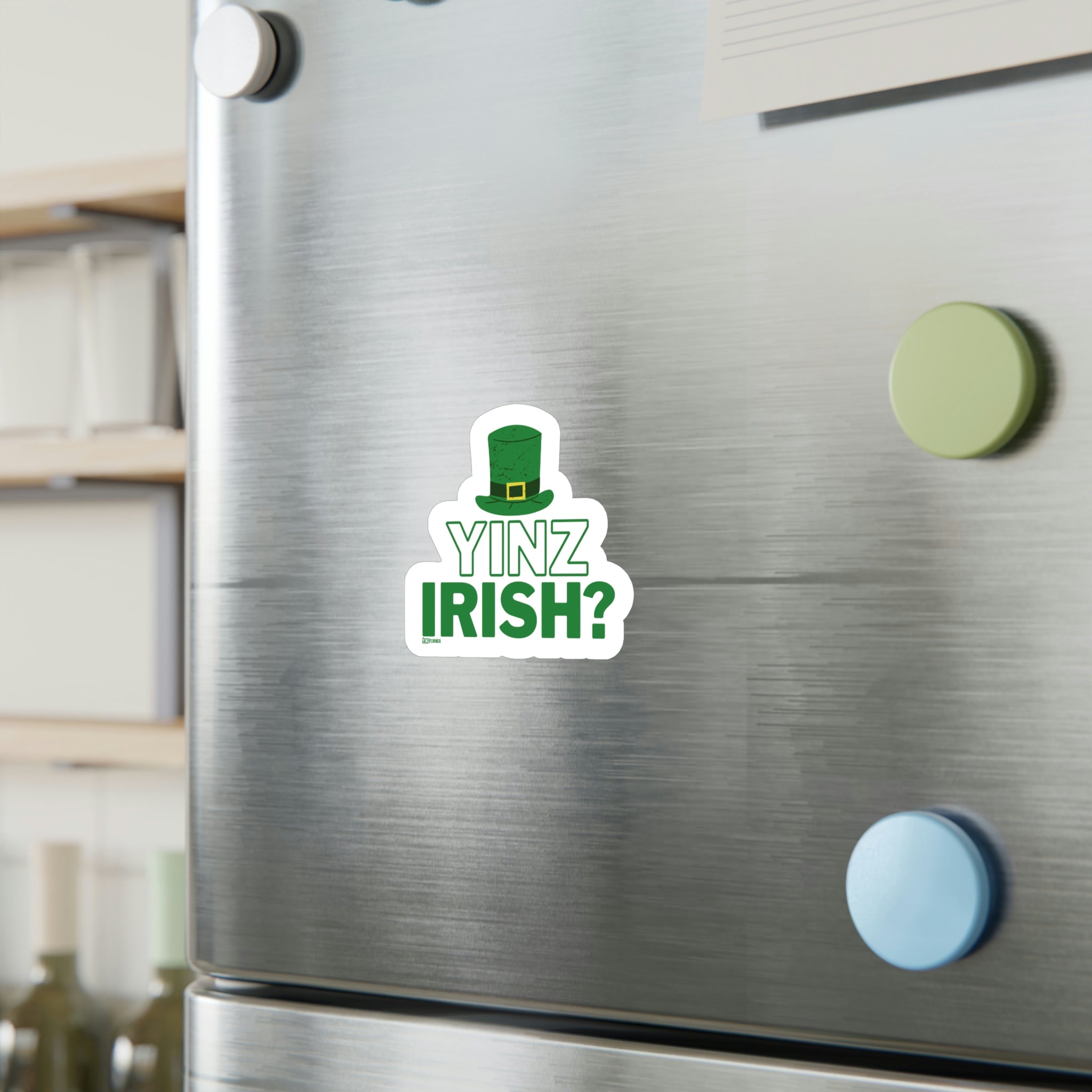 Yinz Irish? - Kiss-Cut Vinyl Decals - Yinzylvania
