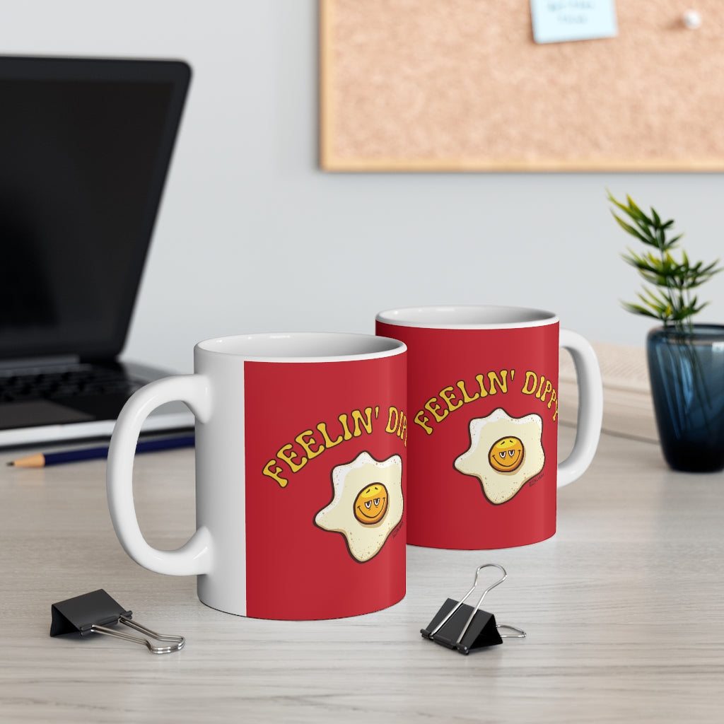 FEELIN' DIPPY - Ceramic Mug 11oz - Yinzylvania