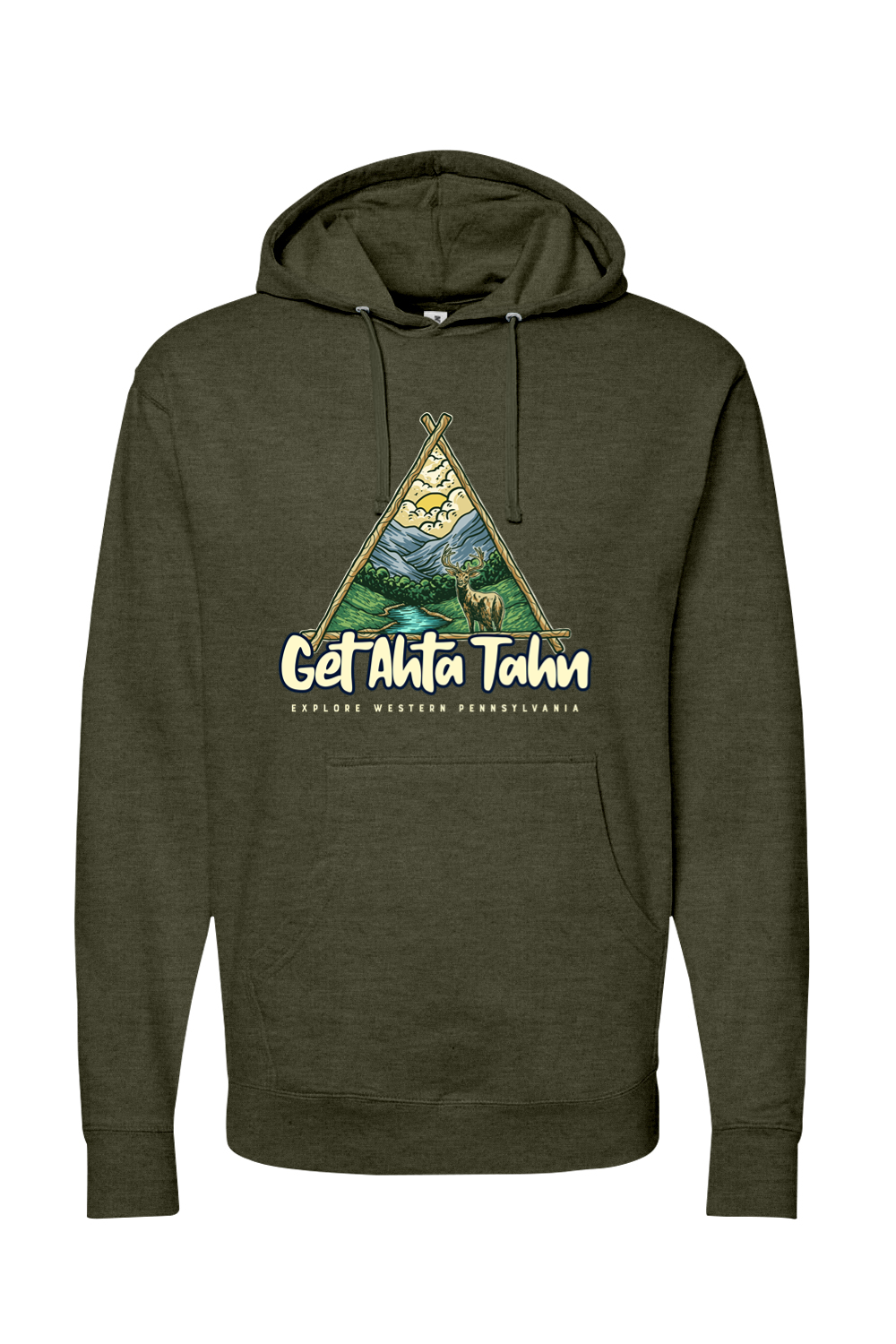 Get Ahta Tahn - Hoodie - Yinzylvania