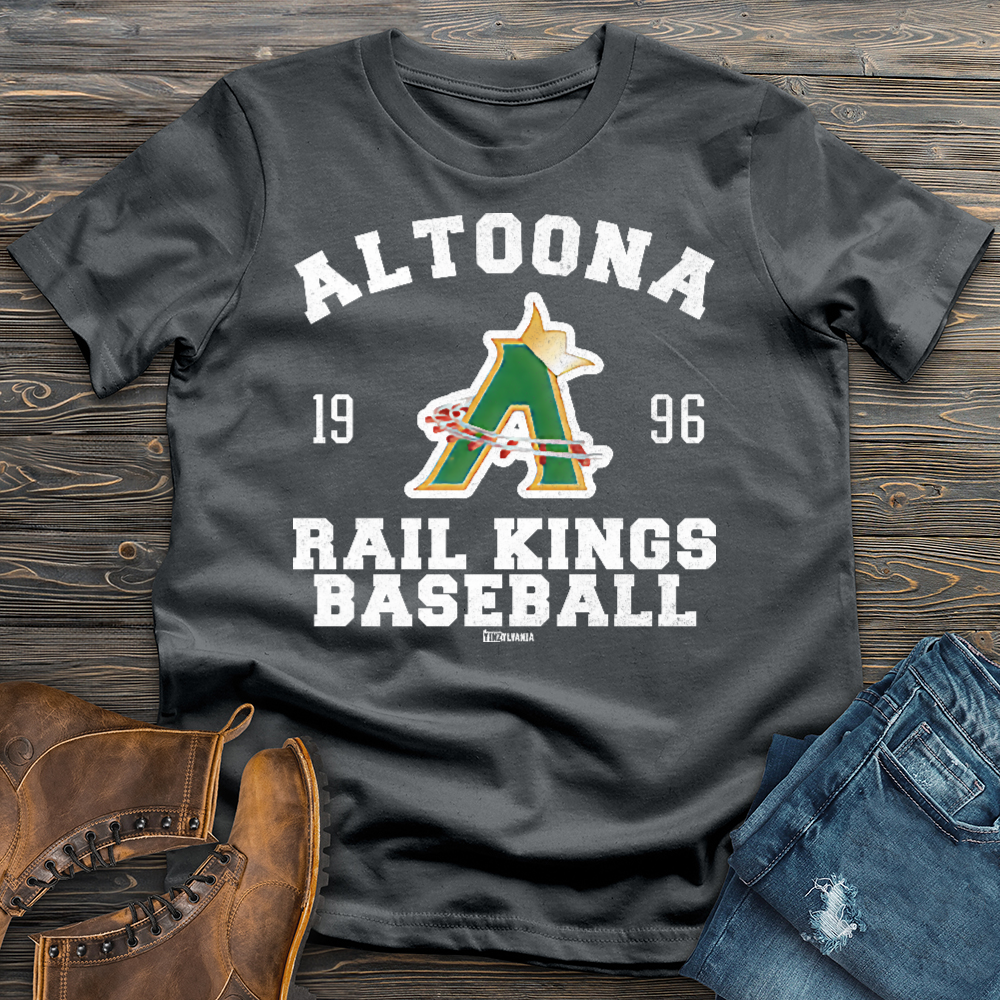 Altoona Rail Kings Baseball - Bella + Canvas Jersey Tee - Yinzylvania
