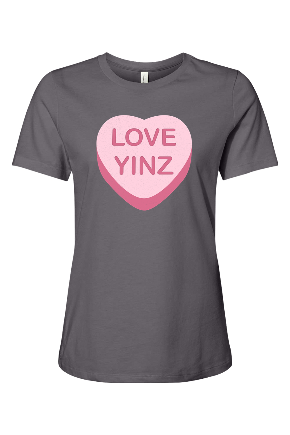 Love Yinz - Conversation Heart - Ladies Tee - Yinzylvania