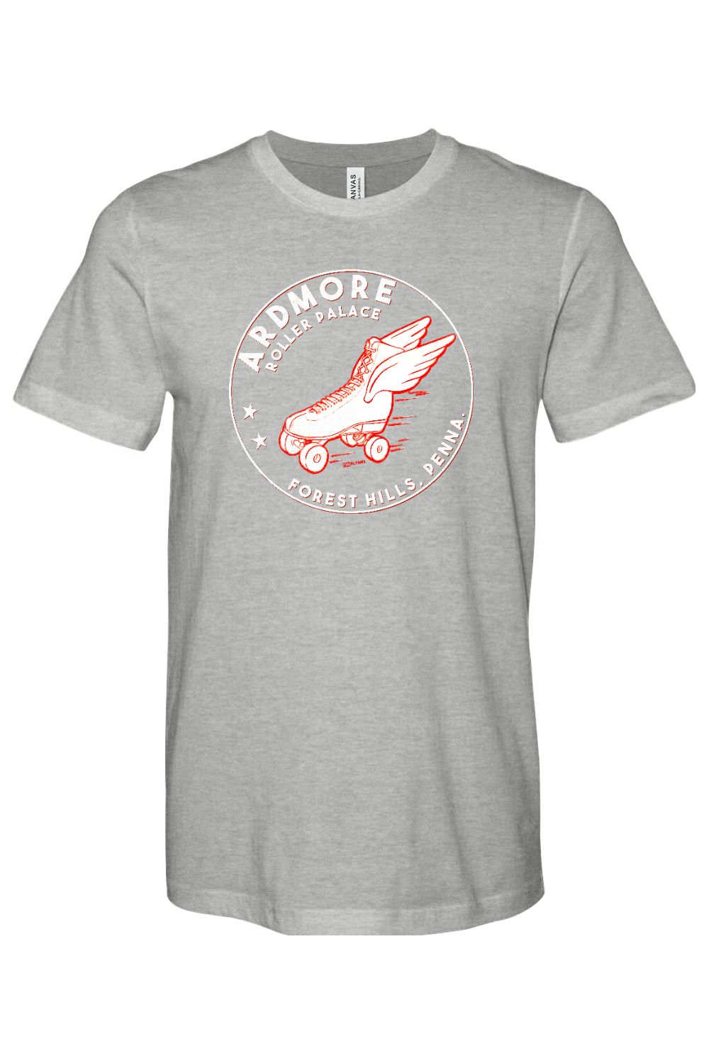 Ardmore Roller Palace - Bella + Canvas Heathered Jersey Tee - Yinzylvania