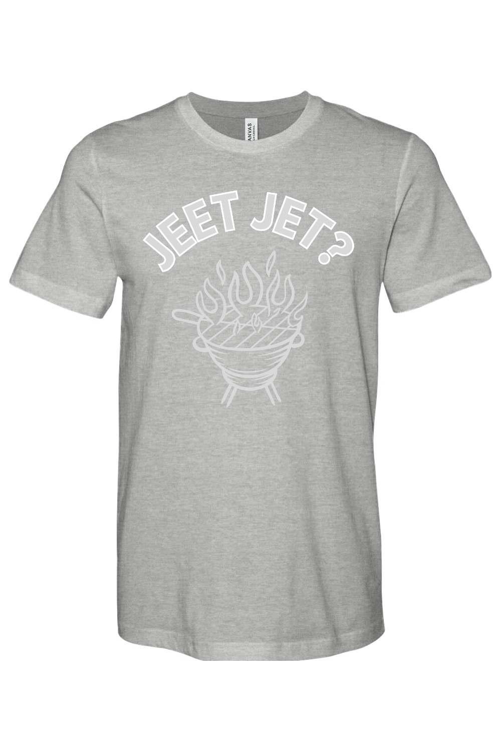 Jeet Jet?  - Bella + Canvas Heathered Jersey Tee - Yinzylvania