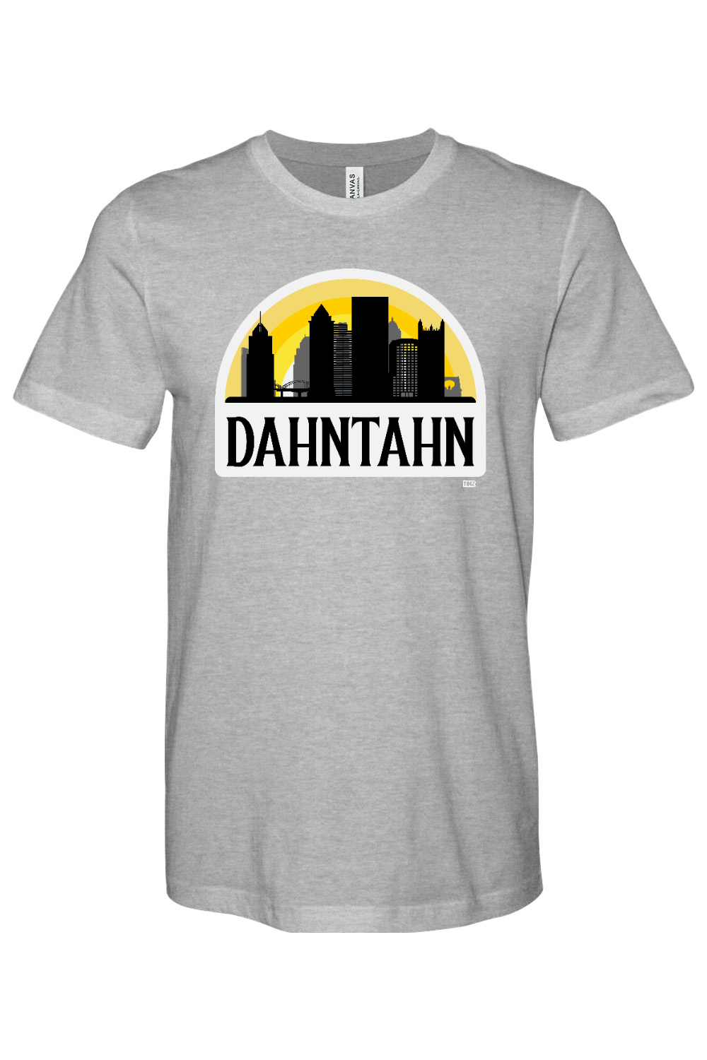 Dahntahn - Bella + Canvas Heathered Jersey Tee - Yinzylvania