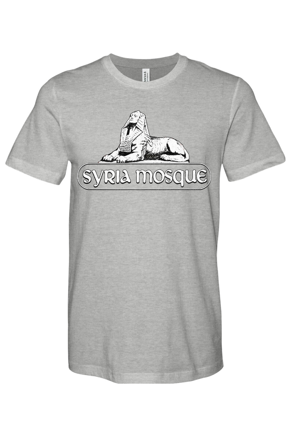 Syria Mosque - Bella + Canvas Heathered Jersey Tee - Yinzylvania