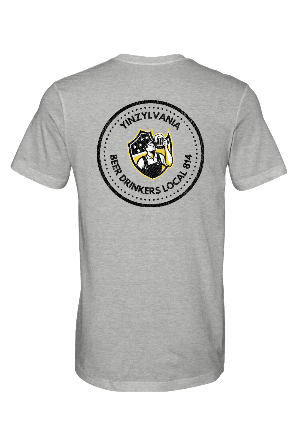 Beer Drinkers Local 814 - Bella + Canvas Jersey Tee - Yinzylvania