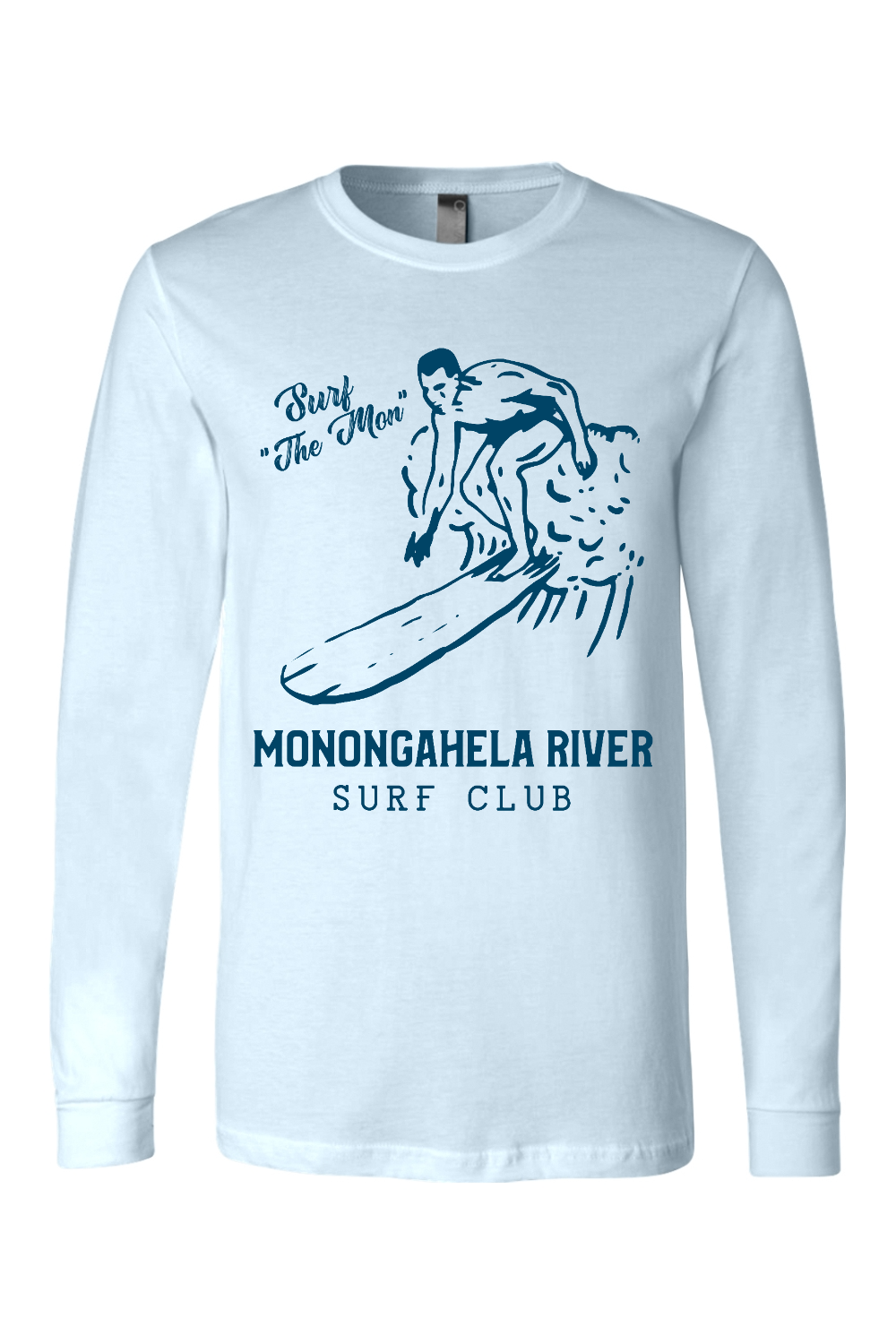 Monongahela River Surf Club - Long Sleeve Tee - Yinzylvania