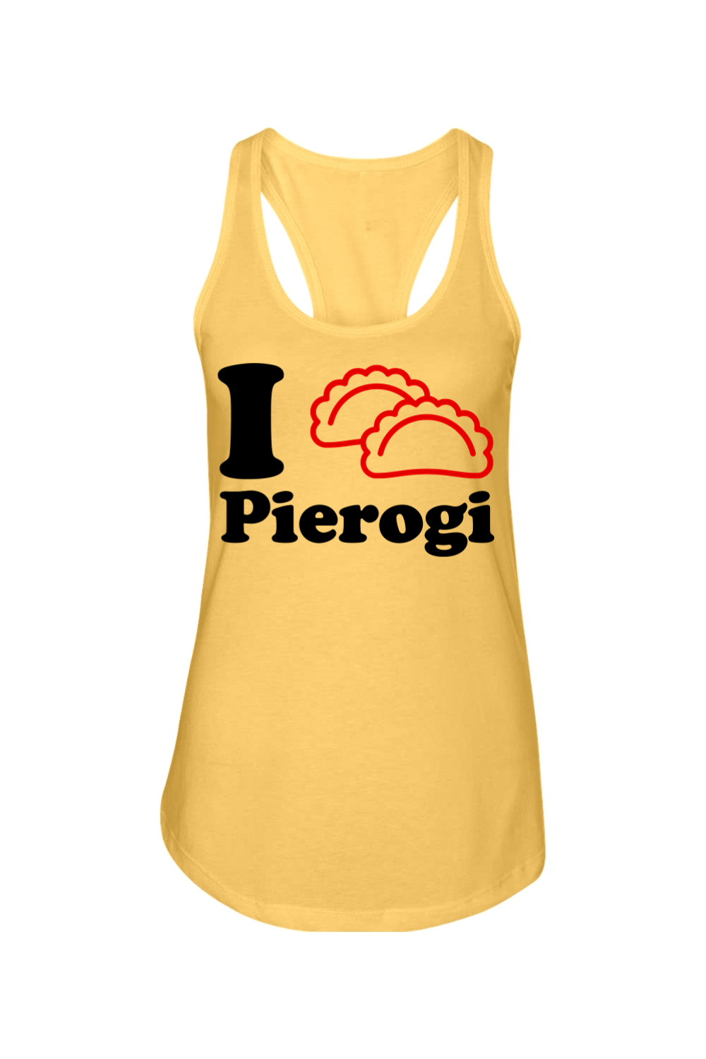 I Heart Pierogies - Ladies Racerback Tank - Yinzylvania