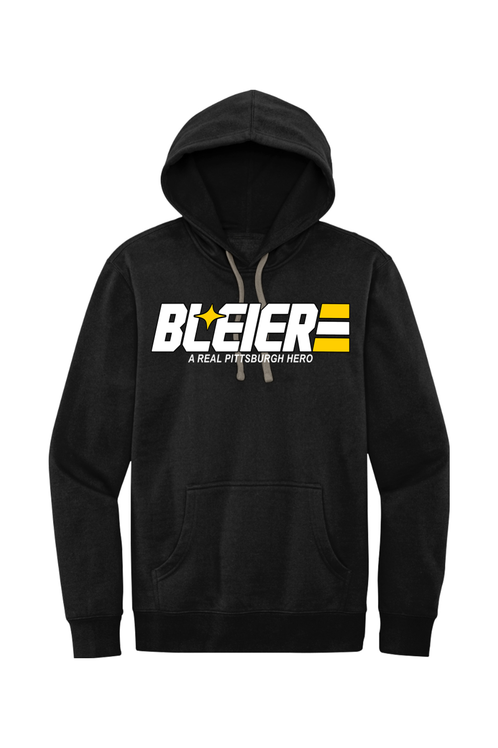 Bleier - A Real Pittsburgh Hero - Fleece Hoodie - Yinzylvania