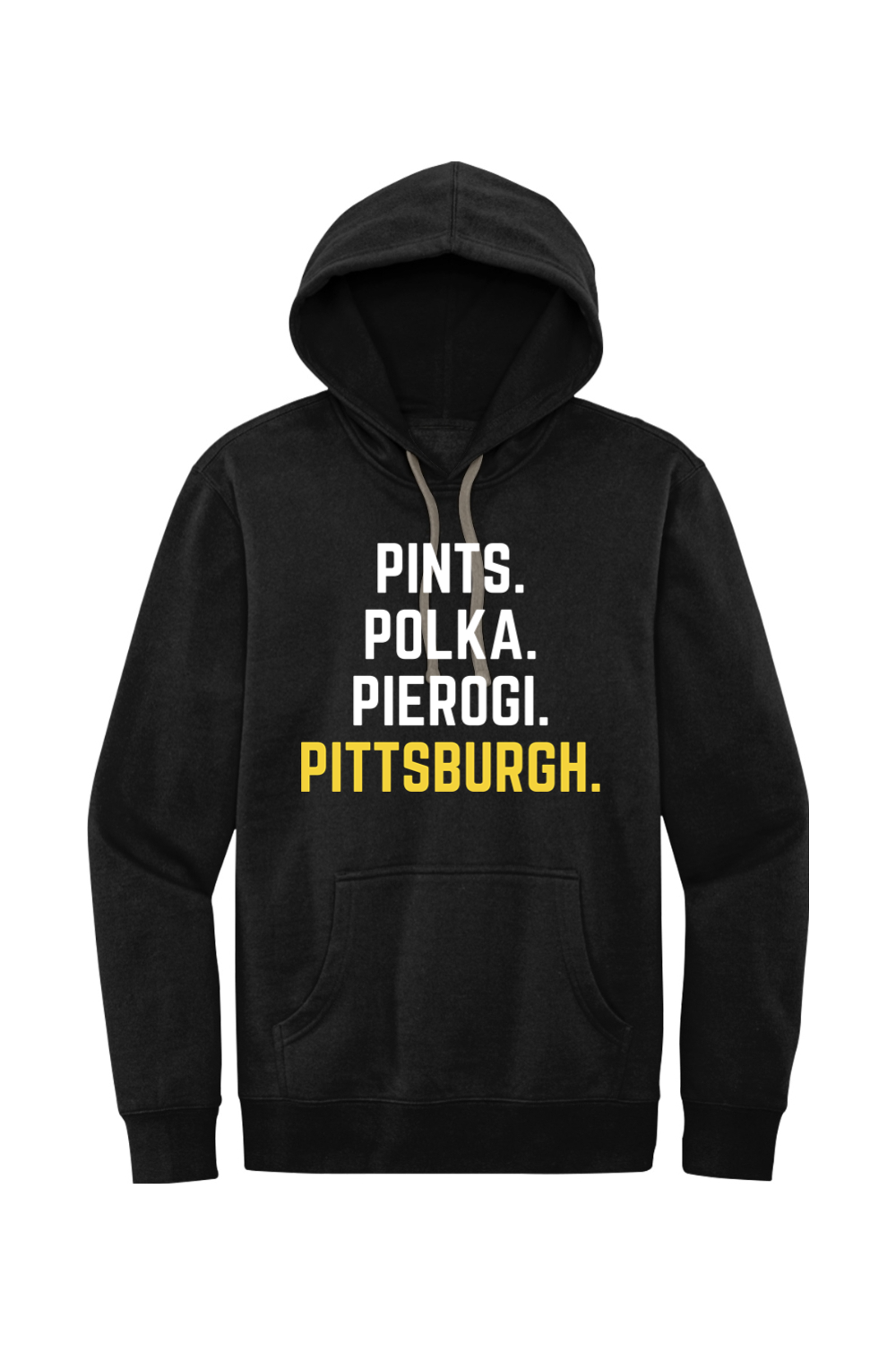Pints Polka Pierogi Pittsburgh - Fleece Hoodie - Yinzylvania